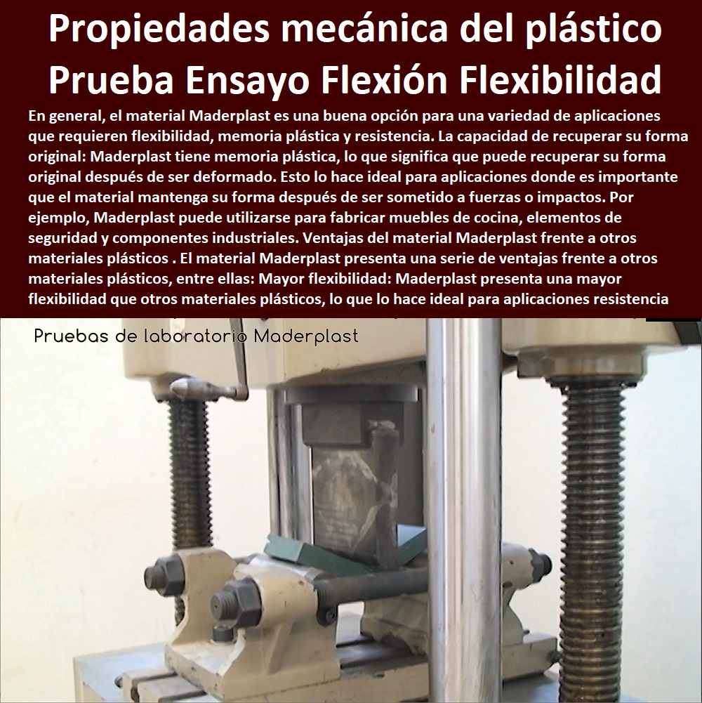 Prueba Ensayos Flexión Flexibilidad Memoria Plástica Elasticidad Materiales Maderplast 0 prueba estándar para la recuperación  MATERIALES MADERPLAST CON SUS FICHAS TECNICAS CARACTERISTICAS Y El ensayos destructivos y no destructivos pdf 0 Coeficiente de fricción mediante pruebas superficies plásticas 0 polipropileno ventajas y desventajas 0 resistencia del plástico 0 prueba punzón en plástico Maderplast 0 Crean el primer material indestructible 0 los 7 tipos de plásticos y sus características 0 resistencia al esfuerzo cortante material plástico 0 materiales más duros que existen en el mundo 0 Pruebas Balísticas De Materiales además de otras pruebas 0 Resistencia De Materiales Fricción del suelo plástico 0 Pruebas de seguridad química y de materiales 0 Placas blindaje arquitectónico fabricantes 0 Proceso de punzonado punzonamiento los valores 0 materiales resistentes ejemplos 0 ensayo de impacto 0 materiales anti deslizantes Maderplast 0 resistencia química de los materiales 0 Metales 0 resistentes a la corrosión Acero Plástico Maderplast 0 plásticos aislantes ejemplos. 0 elástica de materiales 0 Resistencia a la Penetración se debe realizar a plásticos 0 Pruebas mecánicas plástico Prueba Ensayos Flexión Flexibilidad Memoria Plástica Elasticidad Materiales Maderplast 0 prueba estándar para la recuperación elástica de materiales 0 Resistencia a la Penetración se debe realizar a plásticos  0 Pruebas mecánicas plástico