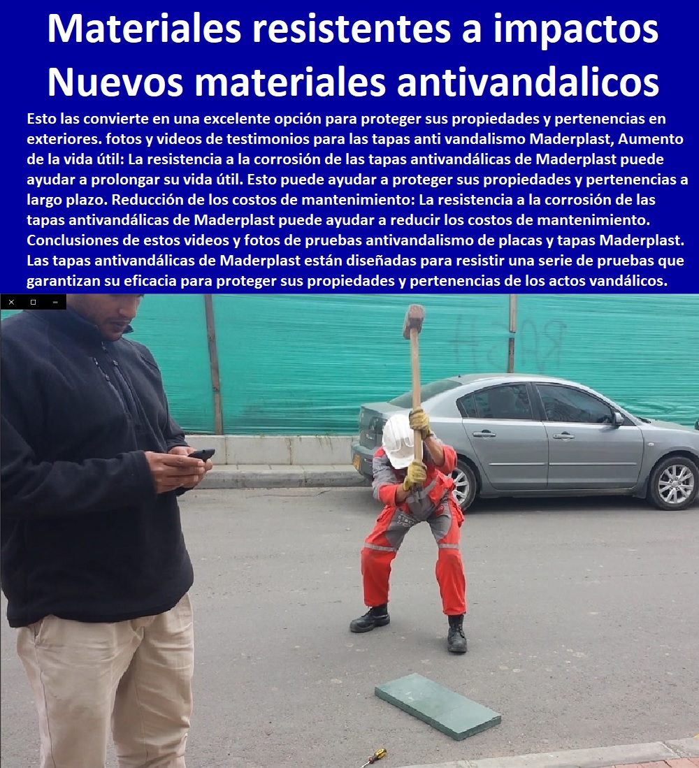 Prueba Materiales Indestructibles Ensayos Destructivos impacto Charpy Izod Maderplast 0 Ensayos destructivos Prueba presión interna impacto Charpy 0 materiales resistentes y no resistentes impacto Charpy Izod 0 Nuevos materiales antivandalico 0 Prueba Materiales Indestructibles Ensayos Destructivos impacto Charpy Izod Maderplast 0 Ensayos destructivos Prueba presión interna impacto Charpy 0 MATERIALES MADERPLAST CON SUS FICHAS TECNICAS CARACTERISTICAS Y El ensayos destructivos y no destructivos pdf 0 Coeficiente de fricción mediante pruebas superficies plásticas 0 polipropileno ventajas y desventajas 0 resistencia del plástico 0 prueba punzón en plástico Maderplast 0 Crean el primer material indestructible 0 los 7 tipos de plásticos y sus características 0 resistencia al esfuerzo cortante material plástico 0 materiales más duros que existen en el mundo 0 Pruebas Balísticas De Materiales además de otras pruebas 0 Resistencia De Materiales Fricción del suelo plástico 0 Pruebas de seguridad química y de materiales 0 Placas blindaje arquitectónico fabricantes 0 Proceso de punzonado punzonamiento los valores 0 materiales resistentes ejemplos 0 ensayo de impacto 0 materiales anti deslizantes Maderplast 0 resistencia química de los materiales 0 Metales 0 resistentes a la corrosión Acero Plástico Maderplast 0 plásticos aislantes ejemplos. 0  materiales resistentes y no resistentes impacto Charpy Izod 0 Nuevos materiales antivandalico