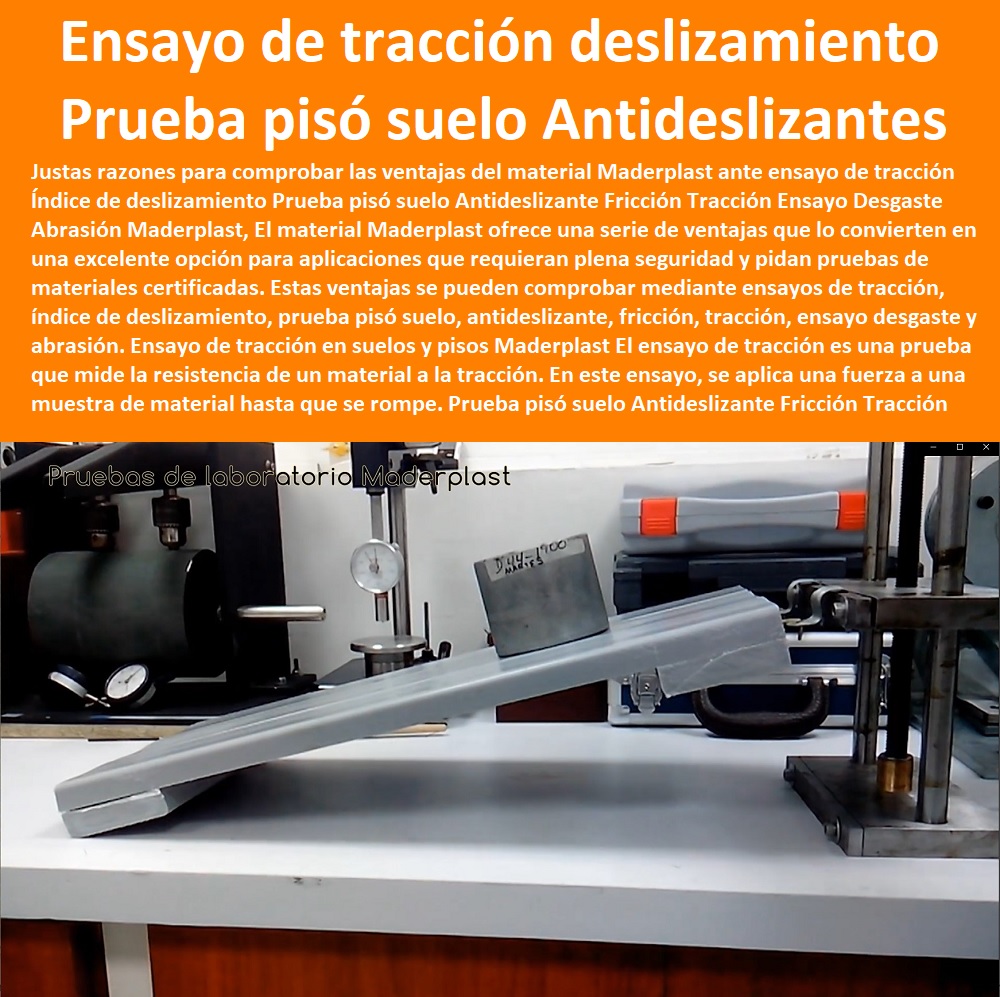 Prueba pisó suelo Antideslizante Fricción Tracción Ensayo Desgaste  MATERIALES MADERPLAST CON SUS FICHAS TECNICAS CARACTERISTICAS Y El mejor plástico para mecanizado cnc con alta precisión 0 Cuáles son los plásticos resistentes a sustancias químicas 0 Prueba de compresión triaxial 0 plástico más resistente al fuego de forma natural 0 Materiales de Resistencia Balística 0 el mejor blindaje Maderplast 0 que temperatura soporta el pvc sanitario 0 Cómo Evitar La Corrosión Con Plásticos Maderplast 0 material más resistente del mundo 0 pruebas de plásticos estructurales ensayo de resistencia 0 Ensayos de tracción de plásticos estructurales 0 resistencia a la tensión plásticos 0 Así son los materiales más duros de la Tierra 0 corte de precisión en plástico significativas 0 ensayos pruebas resistencia al desgaste es un Pin-on-disk 0 coeficiente de fricción estática 0 el plástico es frágil o resistente 0 análisis de la resistencia al corte, tracción, flexión 0 Materiales de Resistencia Balística 0 el mejor blindaje Maderplast 0 Soluciones Contra La Corrosión el plástico Maderplast 0 otros que no se oxidan acero plástico Maderplast 0 plástico resistente a golpes 0Abrasión Maderplast 0 Material Más Antideslizante 0 Cómo realizar un ensayo de tracción 0 Índice de deslizamiento o fricción en tipo de suelos mojados 0 ensayos de suelos 0 Prueba pisó suelo Antideslizante Fricción Tracción Ensayo Desgaste Abrasión Maderplast 0 Material Más Antideslizante 0 Cómo realizar un ensayo de tracción 0 Índice de deslizamiento o fricción en tipo de suelos mojados 0 ensayos de suelos