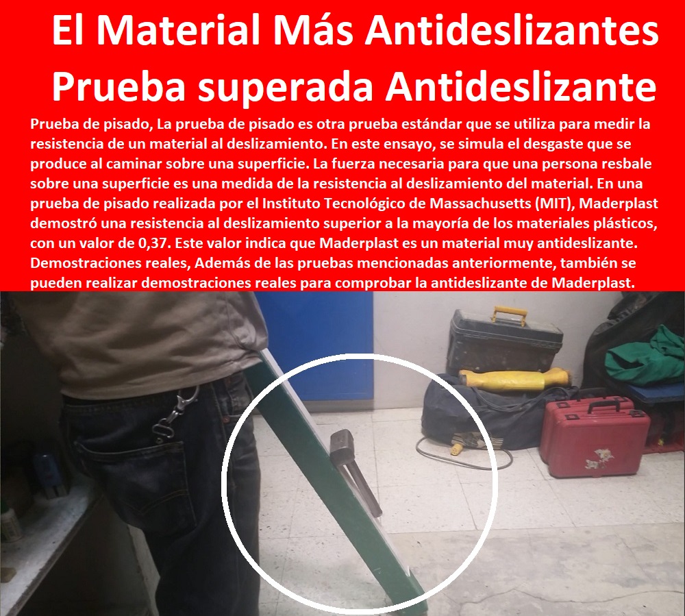 Prueba superada Antideslizante Fricción Ensayo Tracción Desgaste Abrasión Maderplast 0 Determinación Del Ángulo De Fricción Suelo El Material Más Antideslizante 0 resistencia abrasión Material Más Antideslizante 0 medir resistencia deslizar 0  MATERIALES MADERPLAST CON SUS FICHAS TECNICAS CARACTERISTICAS Y Pruebas Y Ensayos De Laboratorio 0 Mejores Materiales Maderplast 0 Cuál Es El Mejor Material 0 Nuevos Materiales De Construcción 0 Material Resistente Al Fuego 0 plástico resistente a altas temperaturas 0 Cuál es el mejor aislante térmico Placas de yeso laminado (PYL) 0 0 0 Pruebas de tensión en polímeros 0 libros sobre plásticos pdf 0 pruebas de fricción, desgaste y resistencia al desgaste 0 astm f 1306 0 prueba punzón en plástico Maderplast 0 Alternativas 0 resistentes a la corrosión Acero Plástico Maderplast 0 Resistencia a la Penetración 0 0 0 Placas balísticas de protección antibala se pueden importar 0 plástico compuesto más fuerte que el acero 0 Pruebas destructivas de los materiales flexión 0 Descubren por casualidad el CrÓNi 0 Comparación Del Desgaste Por Abrasión en El plástico 0 0 0 De Resistencias Maderplast 0 Las Pruebas De Laboratorio De Los Materiales Nuevos 0 Prueba superada Antideslizante Fricción Ensayo Tracción Desgaste Abrasión Maderplast 0 Determinación Del Ángulo De Fricción Suelo El Material Más Antideslizante 0 resistencia abrasión Material Más Antideslizante 0 medir resistencia deslizar 0