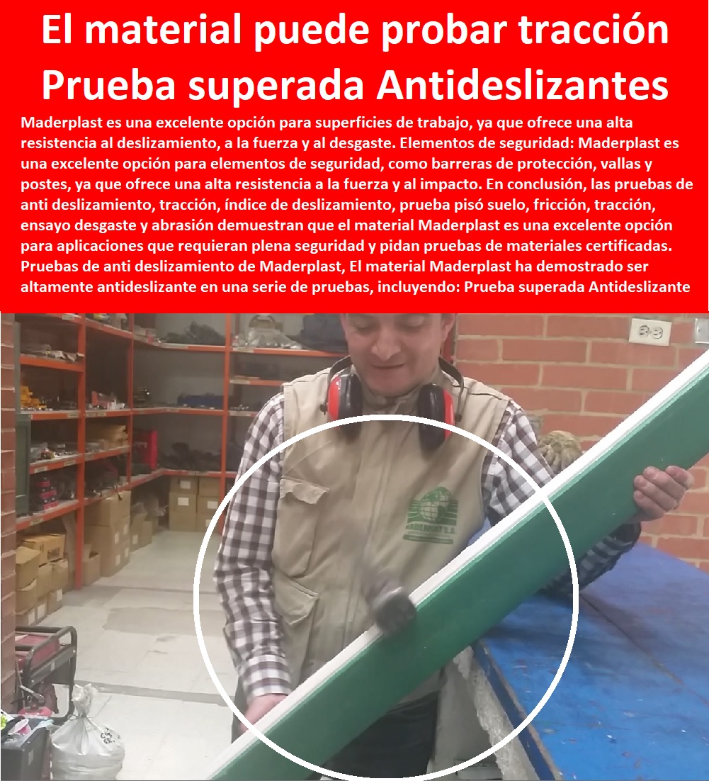 Prueba superada Antideslizante Fricción Ensayo Tracción Desgaste Abrasión Maderplast 0  MATERIALES MADERPLAST CON SUS FICHAS TECNICAS CARACTERISTICAS Y El mejor plástico para mecanizado cnc con alta precisión 0 Cuáles son los plásticos resistentes a sustancias químicas 0 Prueba de compresión triaxial 0 plástico más resistente al fuego de forma natural 0 Materiales de Resistencia Balística 0 el mejor blindaje Maderplast 0 que temperatura soporta el pvc sanitario 0 Cómo Evitar La Corrosión Con Plásticos Maderplast 0 material más resistente del mundo 0 pruebas de plásticos estructurales ensayo de resistencia 0 Ensayos de tracción de plásticos estructurales 0 resistencia a la tensión plásticos 0 Así son los materiales más duros de la Tierra 0 corte de precisión en plástico significativas 0 ensayos pruebas resistencia al desgaste es un Pin-on-disk 0 coeficiente de fricción estática 0 el plástico es frágil o resistente 0 análisis de la resistencia al corte, tracción, flexión 0 Materiales de Resistencia Balística 0 el mejor blindaje Maderplast 0 Soluciones Contra La Corrosión el plástico Maderplast 0 otros que no se oxidan acero plástico Maderplast 0 plástico resistente a golpes 0Material Más Antideslizante materiales anti deslizantes 0 ensayo de materiales 0 pisos suelos antideslizantes 0 tracción Qué materiales pueden probar pisos 0 Prueba superada Antideslizante Fricción Ensayo Tracción Desgaste Abrasión Maderplast 0 Material Más Antideslizante materiales anti deslizantes 0 ensayo de materiales 0 pisos suelos antideslizantes 0 tracción Qué materiales pueden probar pisos