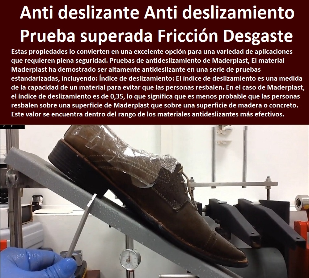 Prueba superada Fricción Desgaste Abrasión Ensayo Tracción Antideslizante Maderplast 0 Pruebas y análisis de fricción desgaste y abrasión MATERIALES MADERPLAST CON SUS FICHAS TECNICAS CARACTERISTICAS Y El mejor plástico para mecanizado cnc con alta precisión 0 Cuáles son los plásticos resistentes a sustancias químicas 0 Prueba de compresión triaxial 0 plástico más resistente al fuego de forma natural 0 Materiales de Resistencia Balística 0 el mejor blindaje Maderplast 0 que temperatura soporta el pvc sanitario 0 Cómo Evitar La Corrosión Con Plásticos Maderplast 0 material más resistente del mundo 0 pruebas de plásticos estructurales ensayo de resistencia 0 Ensayos de tracción de plásticos estructurales 0 resistencia a la tensión plásticos 0 Así son los materiales más duros de la Tierra 0 corte de precisión en plástico significativas 0 ensayos pruebas resistencia al desgaste es un Pin-on-disk 0 coeficiente de fricción estática 0 el plástico es frágil o resistente 0 análisis de la resistencia al corte, tracción, flexión 0 Materiales de Resistencia Balística 0 el mejor blindaje Maderplast 0 Soluciones Contra La Corrosión el plástico Maderplast 0 otros que no se oxidan acero plástico Maderplast 0 plástico resistente a golpes 0 anti deslizamiento 0 materiales anti deslizantes anti deslizamiento 0 pruebas resistencia Antideslizante 0 Prueba superada Fricción Desgaste Abrasión Ensayo Tracción Antideslizante Maderplast 0 Pruebas y análisis de fricción desgaste y abrasión anti deslizamiento 0 materiales anti deslizantes anti deslizamiento 0 pruebas resistencia  Antideslizante 0