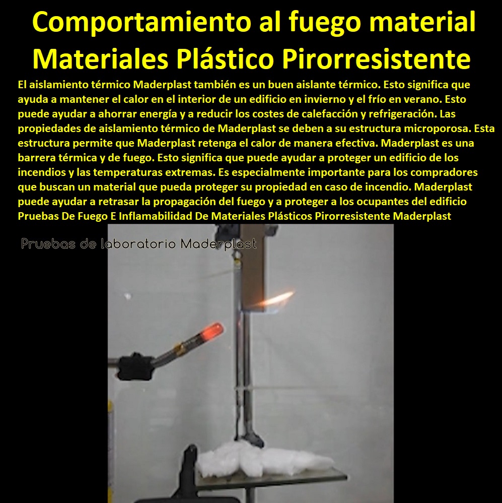 Pruebas De Fuego E Inflamabilidad De Materiales Plásticos  MATERIALES MADERPLAST CON SUS FICHAS TECNICAS CARACTERISTICAS Y El Mejor Plástico Polipropileno A Las Roturas  0  Ensayos No destructivos 0 Laboratorio de Materiales Poliméricos Plástico Maderplast  0 Propiedades De Los Materiales Maderplast, Pruebas Maderplast De Campo 0 Fichas Técnicas Maderplast 0 Pruebas De Laboratorio  0  Propiedades Ataque Químico Del Polipropileno 0 Módulo De Elasticidad 0 Flexión Y Memoria Plástica Maderplast 0 Plásticos De Ingeniería Pruebas Y Ensayo Propiedades 0 Este Polímero Maderplast Tiene Mejores Propiedades Mecánicas 0 Módulo De Elasticidad Del Polipropileno  0  0 Ensayos de compresión de plásticos estructurales 0 el plástico es conductor o aislante del calor 0 Máquina de corte para cortar láminas de 0 excelentes propiedades resistencia al impacto 0 Resultados de la prueba de resistencia balística sobre planchas  0 ¿Qué es la prueba de abrasión? 0 propiedades mecánicas de los plásticos pdf 0 Pirorresistente Maderplast 0 Prueba de fuego AS 1530 para materiales de construcción 0 comportamiento al fuego para los materiales 0 Requerimientos de resistencia al fuego material fuegos 0 Pruebas De Fuego E Inflamabilidad De Materiales Plásticos Pirorresistente Maderplast 0 Prueba de fuego AS 1530 para materiales de construcción 0 comportamiento al fuego para los materiales 0 Requerimientos de resistencia al fuego material fuegos 0