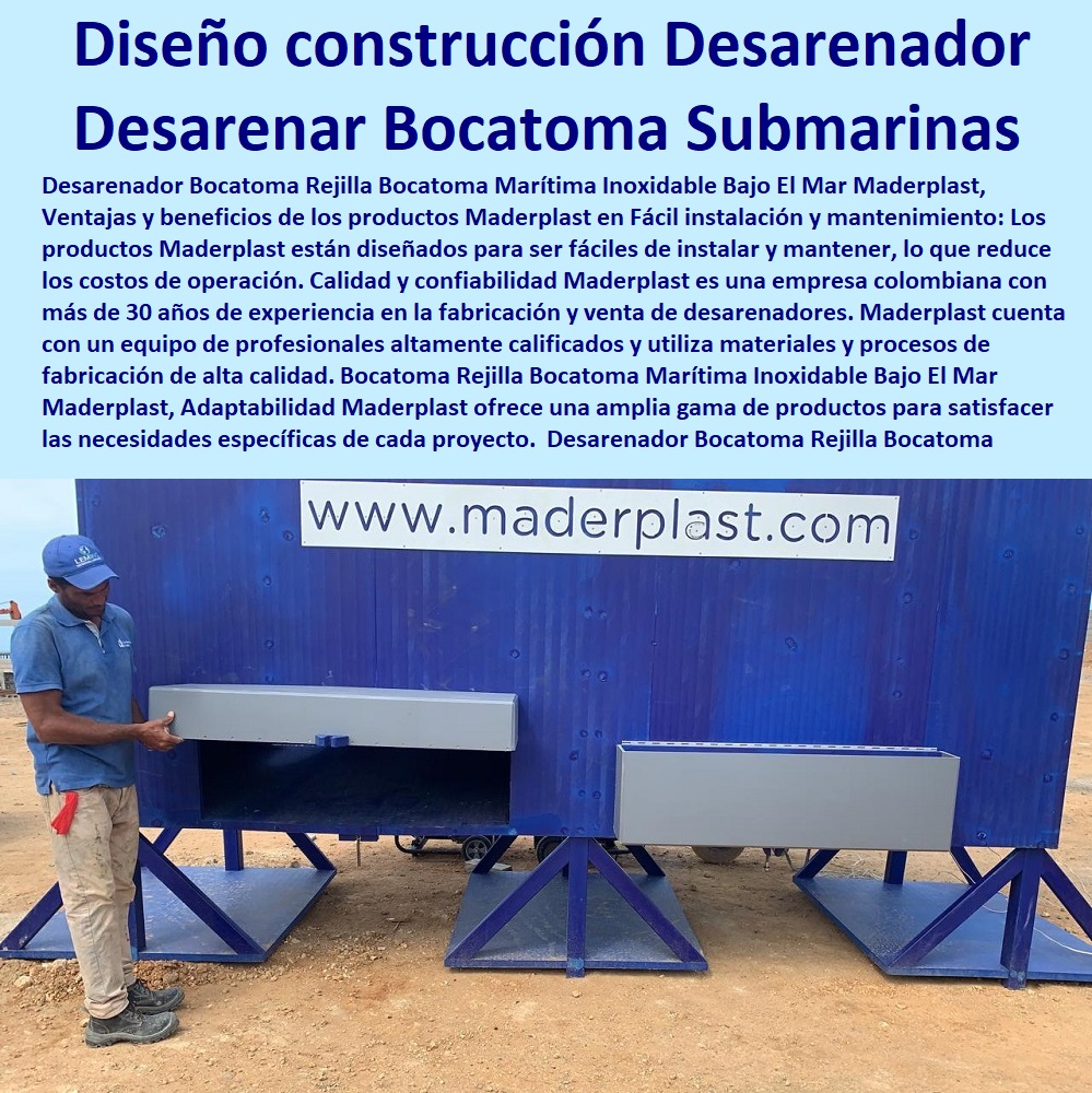 Desarenador Bocatoma Rejilla Bocatoma Marítima Inoxidable Bajo El Mar Maderplast 0 diseño y construcción de Desarenador Bocatoma 0 Cómo es una bocatoma de fondo Desarenador Bocatoma 0 Tuberías Submarinas y Emisarios Submarinos 0 zona marítima Desarenador Bocatoma Rejilla Bocatoma Marítima Inoxidable Bajo El Mar Maderplast 0 diseño y construcción de Desarenador Bocatoma 0 Cómo es una bocatoma de fondo Desarenador Bocatoma 0 VTuberías Submarinas y Emisarios Submarinos 0 zona marítima