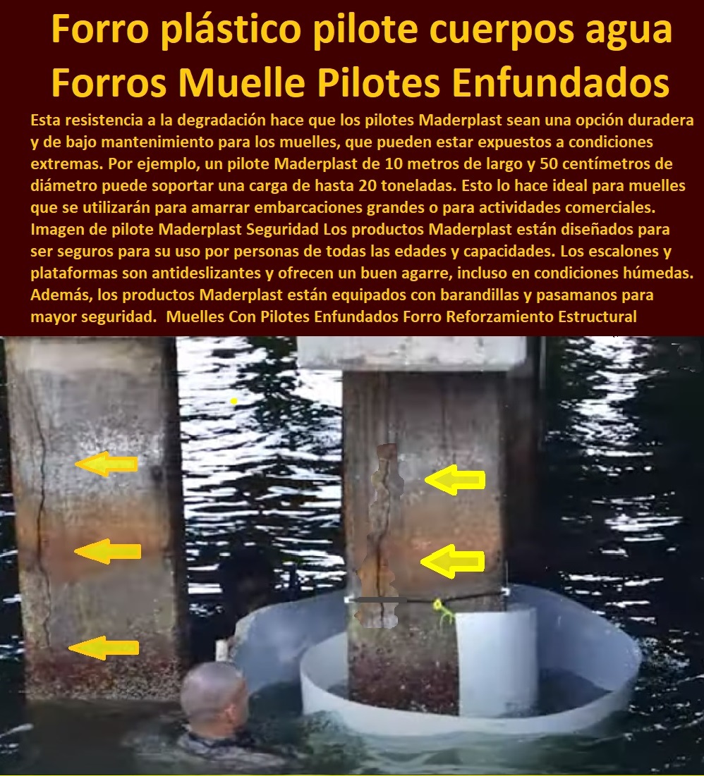 Muelles Con Pilotes Enfundados Forro Reforzamiento Estructural De Pilotes Maderplast 0 La resistencia de los pilotes plásticos 0  MUELLES EMBARCADEROS 0 PONTONES MALECONES 0 ASTILLEROS CONSTRUCCIÓN PUERTO 0 INFRAESTRUCTURA OBRAS PORTUARIAS 0 CONSTRUCCIÓN DE MUELLES CON PILOTES 0 Concesiones Marítimas Chazas 0 Infraestructura Para Puertos Y Embarcaderos 0 Obras Marítimas Portuarias 0 Diseño Y Construcción De Marinas Deportivas 0.0 Infraestructura Para Rampas 0 Obras Marítimas Ejemplos 0 Infraestructura Para Muelles 0 Partes De Un Puerto Construcción 0 Obras Marítimas Inoxidables Durables 0 Experiencias En Obras Portuarias 0 Instalaciones Marítimas 0 Etapas De Construcción De Puertos 0 Construcción De Embarcaderos Flotantes 0 Concesiones Marítimas Dársenas 0 Obras De Atraque En Un Puerto 0 Características De Los Puertos Marítimos 0 Puerto Guía De Diseño 0 Muelles Fijos 0 Obras De Atraque Obras Marítimas 0inoxidables 0 láminas plásticas para forrar pilotes 0 forro plástico pilotes en cuerpos de agua con mareas o inox Muelles Con Pilotes Enfundados Forro Reforzamiento Estructural De Pilotes Maderplast 0  La resistencia de los pilotes plásticos 0 inoxidables 0 láminas plásticas para forrar pilotes 0 forro plástico pilotes en cuerpos de agua con mareas o inox