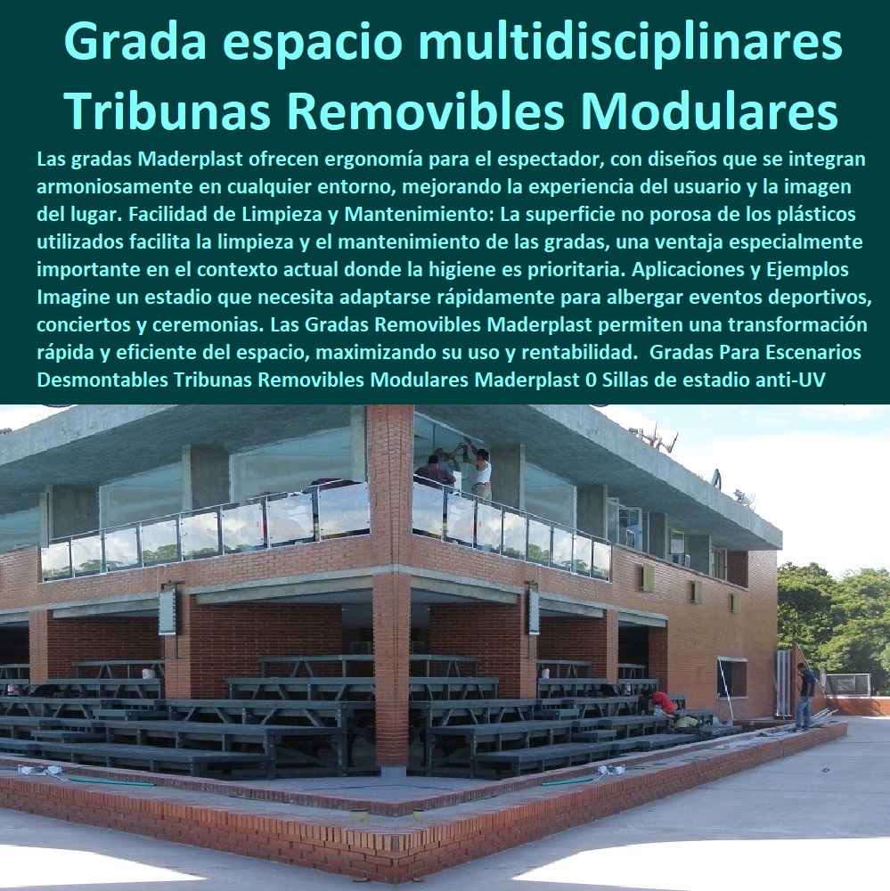 Gradas Para Escenarios Desmontables Tribunas Removibles Modulares Maderplast 0 Sillas de estadio anti UV de alta resistencia UV 0 Tipos de tribunas para eventos de banco corrido 0 Butacas móviles y gradas de espacios multidisciplinares Tribuna Grada 0 Gradas Para Escenarios Desmontables Tribunas Removibles Modulares Maderplast 0 Sillas de estadio anti-UV de alta resistencia UV 0 Tipos de tribunas para eventos de banco corrido 0  SILLAS GRADERÍAS PARA ESTADIOS 0 SILLONES ASIENTOS BUTACAS 0 CONCHAS DE SILLAS PARA ESPECTÁCULOS 0 SILLAS PLÁSTICA PARA GRADERÍAS DE ESTADIOS 0 SILLAS GRADERÍAS DE RESPALDO ALTA CALIDAD BAJO PEDIDO 0 Sillas con respaldo reclinable 0 Proveedores de sillas y butacas para eventos 0 Asientos para gradas de estadios en México y Centroamérica 0 Asientos para hockey sobre hielo con sistema de calefacción 0 sillas asientos gradas Materiales de alta calidad 0 sillas Madera tratada 0 sillas para resistir la humedad y el ataque de insectos 0 Asientos con sistema de sujeción para bolsos 0 Sillas de HDPE con protección UV 0 Asientos Maderplast para estadios 0 Graderías de fácil mantenimiento para campos deportivos 0  sillas asientos bancas gradas 0 Graderías de plástico reciclado 0 Sillas para graderías en Colombia y Latinoamérica 0 Asientos de plástico para campos deportivos 0 Asientos para pistas de atletismo con sistema de fijación al suelo 0 Fabricantes de graderías 0 Sillas para graderías en Colombia 0 Sillas de plástico para estadios en América España y Europa 0 Butacas móviles y gradas de espacios multidisciplinares Tribuna Grada