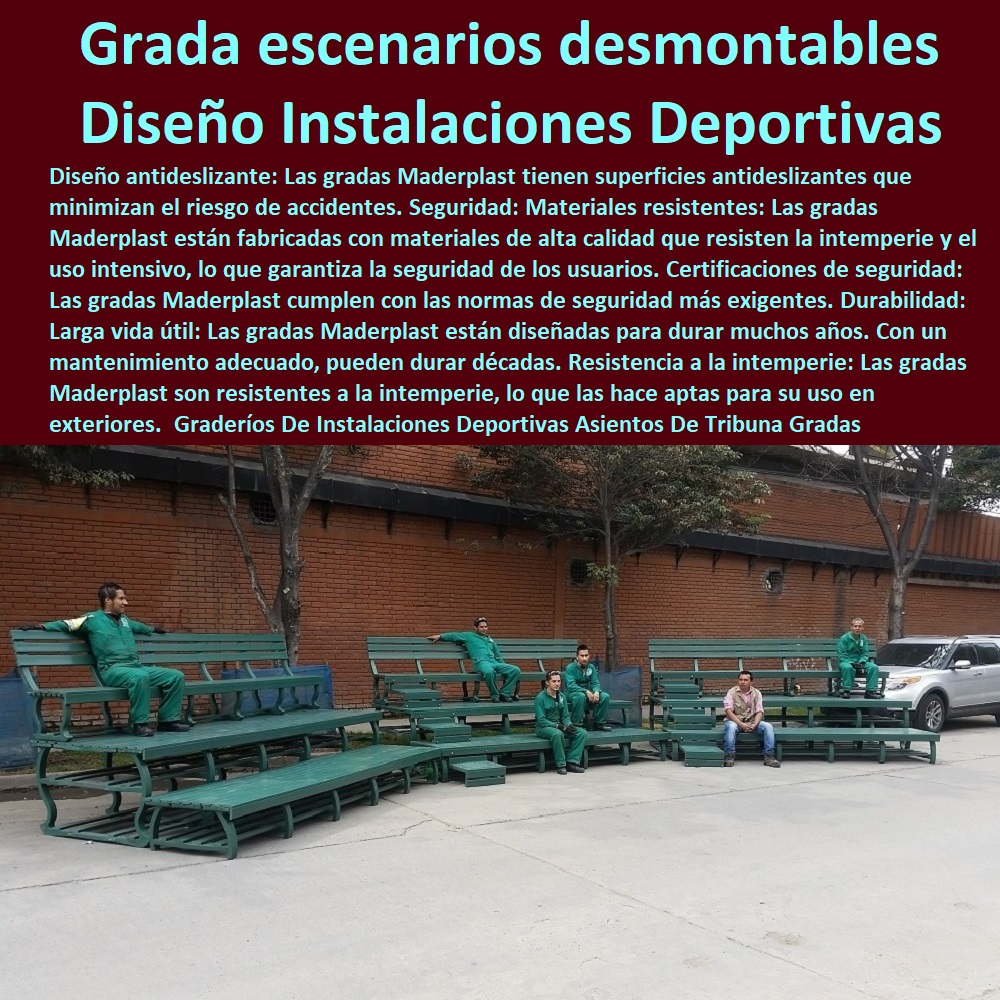 Graderíos De Instalaciones Deportivas Asientos De Tribuna Gradas Maderplast 0 Tribunas con asientos plásticos para instalaciones deportivas 0 sillas Gradas Telescópicas Asientos Estadios 0 Tribunas gradas y escenarios desmontables 0 Tribunas gradas 0 Graderíos De Instalaciones Deportivas Asientos De Tribuna Gradas Maderplast 0 Tribunas con asientos plásticos para instalaciones deportivas 0  SILLAS GRADERÍAS PARA ESTADIOS 0 SILLONES ASIENTOS BUTACAS 0 CONCHAS DE SILLAS PARA ESPECTÁCULOS 0 SILLAS PLÁSTICA PARA GRADERÍAS DE ESTADIOS 0 SILLAS GRADERÍAS DE RESPALDO ALTA CALIDAD BAJO PEDIDO 0 Sillas con respaldo reclinable 0 Proveedores de sillas y butacas para eventos 0 Asientos para gradas de estadios en México y Centroamérica 0 Asientos para hockey sobre hielo con sistema de calefacción 0 sillas asientos gradas Materiales de alta calidad 0 sillas Madera tratada 0 sillas para resistir la humedad y el ataque de insectos 0 Asientos con sistema de sujeción para bolsos 0 Sillas de HDPE con protección UV 0 Asientos Maderplast para estadios 0 Graderías de fácil mantenimiento para campos deportivos 0  sillas asientos bancas gradas 0 Graderías de plástico reciclado 0 Sillas para graderías en Colombia y Latinoamérica 0 Asientos de plástico para campos deportivos 0 Asientos para pistas de atletismo con sistema de fijación al suelo 0 Fabricantes de graderías 0 Sillas para graderías en Colombia 0 Sillas de plástico para estadios en América España y Europa 0 sillas Gradas Telescópicas Asientos Estadios 0 Tribunas gradas y escenarios desmontables 0 Tribunas gradas