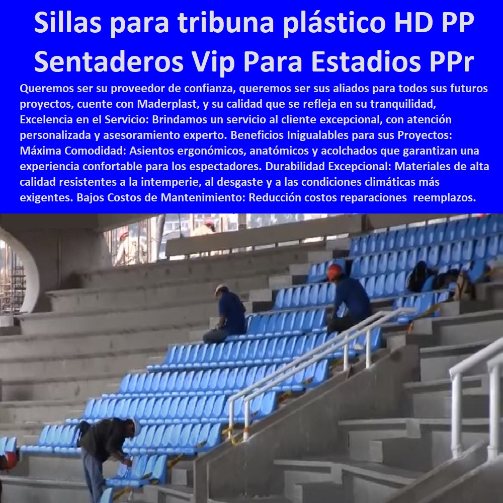 Silletería Tribunas y Graderías  SILLAS GRADERÍAS PARA ESTADIOS 0 SILLONES ASIENTOS BUTACAS 0 CONCHAS DE SILLAS PARA ESPECTÁCULOS 0 SILLAS PLÁSTICA PARA GRADERÍAS DE ESTADIOS 0 SILLAS GRADERÍAS DE RESPALDO ALTA CALIDAD BAJO PEDIDO 0 Sillas con respaldo reclinable 0 Proveedores de sillas y butacas para eventos 0 Asientos para gradas de estadios en México y Centroamérica 0 Asientos para hockey sobre hielo con sistema de calefacción 0 sillas asientos gradas Materiales de alta calidad 0 sillas Madera tratada 0 sillas para resistir la humedad y el ataque de insectos 0 Asientos con sistema de sujeción para bolsos 0 Sillas de HDPE con protección UV 0 Asientos Maderplast para estadios 0 Graderías de fácil mantenimiento para campos deportivos 0  sillas asientos bancas gradas 0 Graderías de plástico reciclado 0 Sillas para graderías en Colombia y Latinoamérica 0 Asientos de plástico para campos deportivos 0 Asientos para pistas de atletismo con sistema de fijación al suelo 0 Fabricantes de graderías 0 Sillas para graderías en Colombia 0 Sillas de plástico para estadios en América España y Europa 0 Estadios Deportivos Asiento Gradas Azules Maderplast 0 Sillas Vip Para Estadios 0 Graderías y Tribunas para Estadios sin limitaciones de espacio 0 sillas de tribuna plástico HD PP fuerte 0 Sentadero Vip Estadios Silletería Tribunas y Graderías Estadios Deportivos Asiento Gradas Azules Maderplast 0 Sillas Vip Para Estadios 0 Graderías y Tribunas para Estadios sin limitaciones de espacio 0 sillas de tribuna plástico HD PP fuerte 0 Sentadero Vip Estadios