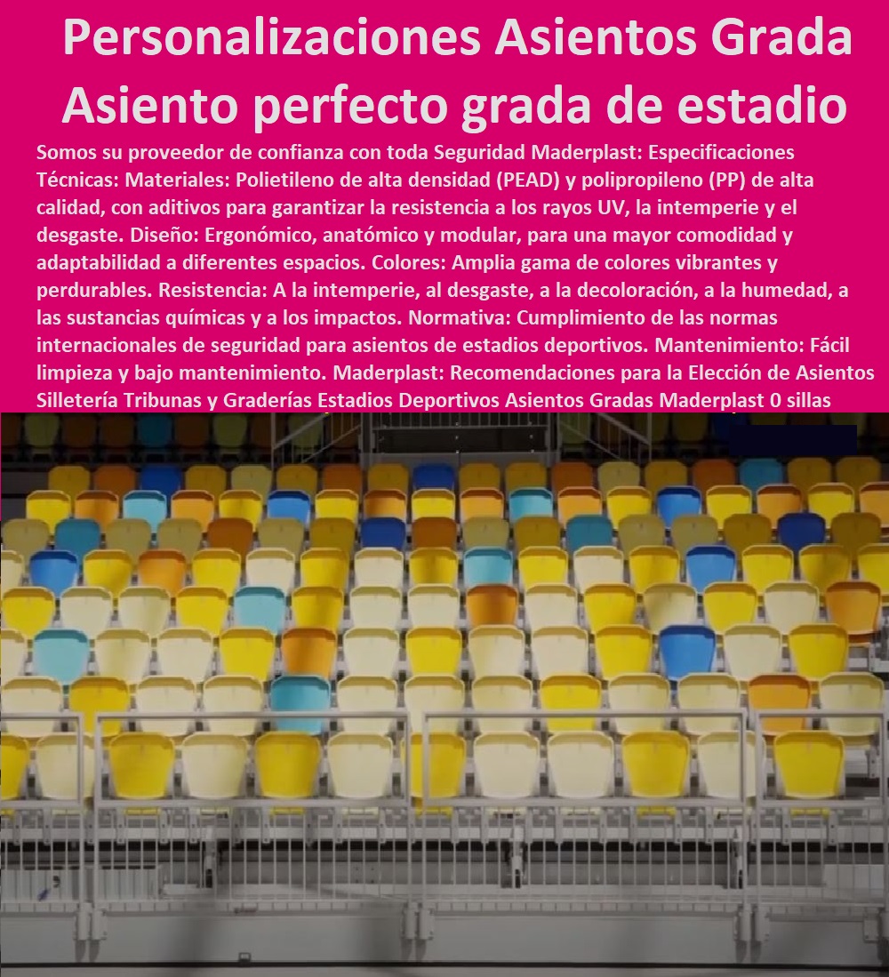 Silletería Tribunas y Graderías Estadios Deportivos Asientos Gradas Maderplast 0 sillas con numeración de los asientos 0  SILLAS GRADERÍAS PARA ESTADIOS 0 SILLONES ASIENTOS BUTACAS 0 CONCHAS DE SILLAS PARA ESPECTÁCULOS 0 SILLAS PLÁSTICA PARA GRADERÍAS DE ESTADIOS 0 SILLAS GRADERÍAS DE RESPALDO ALTA CALIDAD BAJO PEDIDO 0 Sillas con respaldo reclinable 0 Proveedores de sillas y butacas para eventos 0 Asientos para gradas de estadios en México y Centroamérica 0 Asientos para hockey sobre hielo con sistema de calefacción 0 sillas asientos gradas Materiales de alta calidad 0 sillas Madera tratada 0 sillas para resistir la humedad y el ataque de insectos 0 Asientos con sistema de sujeción para bolsos 0 Sillas de HDPE con protección UV 0 Asientos Maderplast para estadios 0 Graderías de fácil mantenimiento para campos deportivos 0  sillas asientos bancas gradas 0 Graderías de plástico reciclado 0 Sillas para graderías en Colombia y Latinoamérica 0 Asientos de plástico para campos deportivos 0 Asientos para pistas de atletismo con sistema de fijación al suelo 0 Fabricantes de graderías 0 Sillas para graderías en Colombia 0 Sillas de plástico para estadios en América España y Europa 0 Asiento para gradas perfecto para estadios 0 Fabricantes de Asientos de Gradas con personalizaciones Sillas Vip Estadio Silletería Tribunas y Graderías Estadios Deportivos Asientos Gradas Maderplast 0 sillas con numeración de los asientos 0 Asiento para gradas perfecto para estadios 0 Fabricantes de Asientos de Gradas con personalizaciones Sillas Vip Estadio