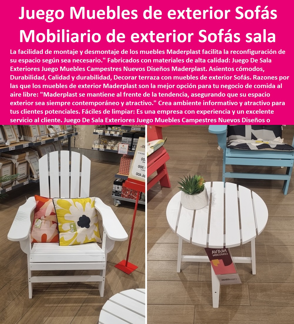 Juego De Sala Exteriores Juego Muebles Campestres Nuevos Diseños Maderplast 0 Sofás Mesa auxiliar Mobiliario de exterior para sala Sofás 0 Decorar terraza con muebles de exterior Sofás 0 Muebles de exterior entretenimiento Sofás 0  Muebles Para Exteriores 0 Muebles De Restaurantes 0 Amoblamiento De Hoteles 0  Comedor Para Negocio 0 Juego Mesas de exterior 0 Muebles Campestres De Exterior 0 Mobiliario Clubes 0  Amoblamiento Campestre Para Exteriores 0 Mobiliario madera 0 Conjuntos de muebles campestres para exteriores 0 X 0 Muebles Campestres De Exterior 0 Amoblamiento Campestre Para Exteriores 0 Muebles Para Exteriores 0 Mobiliario Clubes 0 Muebles De Restaurantes 0 Amoblamiento De Hoteles 0  Comedor Para Negocio 0 Juego Mesas Asientos Sillas Para Terrazas 0 Muebles terraza madera 0 Diseño campestre muebles madera 0 Conjuntos madera exteriores 0 Bancas campestres de madera para exteriores 0 Muebles madera tratada 0 Muebles madera rústicos exterior 0 Muebles rústicos exteriores 0 Mesas campestres robustas para exterior 0 Muebles madera a medida 0 Sets de muebles campestres para jardín 0 Muebles campestres para espacios abiertos 0 Decoración campestre muebles exterior 0 Muebles campestres madera resistente 0 Muebles campestres ecológicos para exteriores 0 Conjuntos jardín estilo campestre Diseño nuevo Juego De Sala Exteriores Juego Muebles Campestres Nuevos Diseños Maderplast 0 Sofás Mesa auxiliar Mobiliario de exterior para sala Sofás 0 Decorar terraza con muebles de exterior Sofás 0 Muebles de exterior entretenimiento Sofás 0 Diseño nuevo