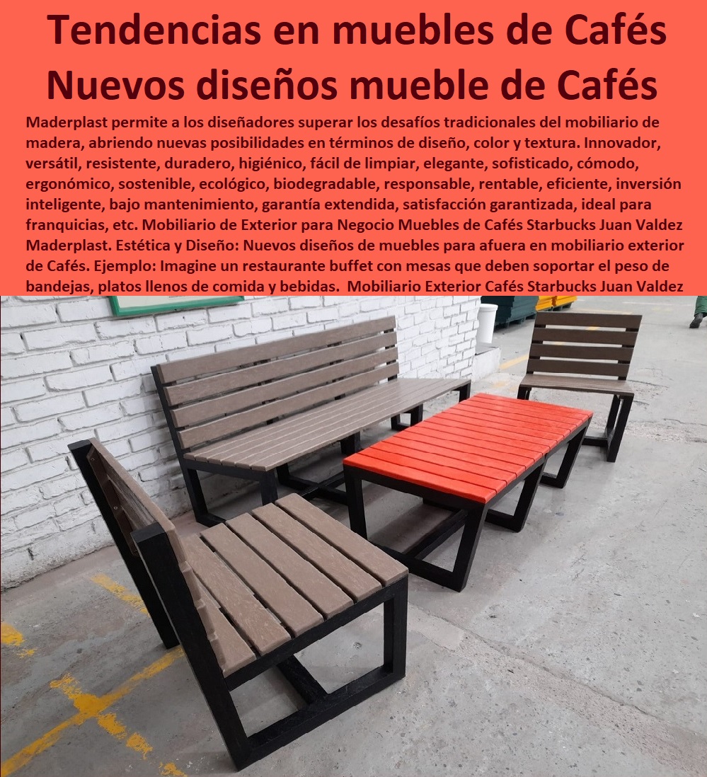 Mobiliario de Exterior para Negocio Muebles de Cafés Starbucks  Muebles Para Exteriores 0 Muebles De Restaurantes 0 Amoblamiento De Hoteles 0  Comedor Para Negocio 0 Juego Mesas de exterior 0 Muebles Campestres De Exterior 0 Mobiliario Clubes 0  Amoblamiento Campestre Para Exteriores 0 Mobiliario madera 0 Mobiliario terraza de madera 0 Muebles campestres para hospedaje y resorts 0 Diseños de muebles campestres para exteriores 0 Muebles campestres para casas de campo 0 Muebles campestres para jardín rústico 0 Madera resistente intemperie 0 Mobiliario jardín madera 0 Muebles campestres de lujo para exteriores 0 Bancas de madera para exterior 0 Muebles campestres de madera para patio 0 Mobiliario de madera para balcón 0 Muebles madera sostenibles 0 Muebles exterior estilo granja 0 Muebles madera innovadores exterior 0 Bancos jardín madera 0 Muebles de madera para parques 0 Madera para exteriores 0 Bancos jardín madera 0 Muebles campestres de madera para patio 0 Madera para paisajismo exterior 0 Muebles campestres de madera reciclada 0 Muebles madera para piscinas 0 Muebles de estilo campestre para terraza 0 Sillas balancín estilo campestre Juan Valdez Maderplast 0 Muebles de exterior muebles de Cafés terrazas patios jardines y balcones 0 Soluciones de diseño 0 Conjunto muebles de Cafés con la creación de ambientes 0 Mobiliario de Exterior para Negocio Muebles de Cafés Starbucks Juan Valdez Maderplast 0 Muebles de exterior muebles de Cafés terrazas patios jardines y balcones 0 Soluciones de diseño 0 Conjunto muebles de Cafés con la creación de ambientes 0