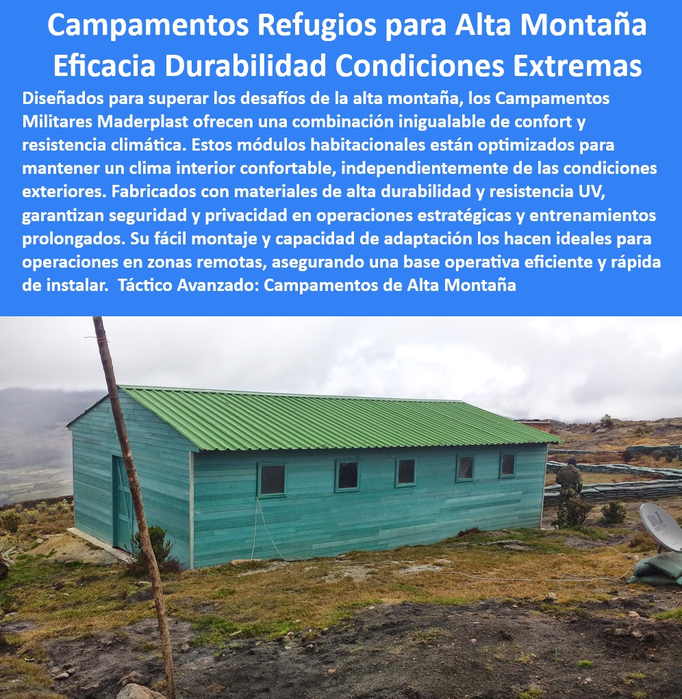 Campamentos Militares Alojamiento Confortable Térmico Climático Maderplast 0 Qué características debe tener un campamento militar para alta montaña Módulos habitacionales para personal militar Campamentos personal militares FM Campamentos modulares térmicos para personal militar - Campamentos militares con aislamiento térmico superior - Equipos de alojamiento militar para alta montaña - ¿Qué tipo de alojamiento ofrece Maderplast para condiciones de alta montaña? - Instalaciones rápidas para operaciones estratégicas militares - Sistemas de habitación militar optimizados para exteriores - Campamentos de emergencia para alta montaña - Campamentos militares térmicos y aislados - Módulos habitacionales móviles para fuerzas armadas - Campamentos de alta montaña con privacidad y seguridad - Campamentos de alta montaña con confort térmico - Alojamiento militar resistente UV para alta montaña - ¿Cuáles son las mejores soluciones de Maderplast para operaciones militares en montañas? - Tecnología de campamentos para alta resistencia climática - ¿Cómo son los campamentos militares de Maderplast para climas extremos? - Campamentos alta montaña durabilidad climática - Campamentos operativos móviles en zonas remotas - Maderplast campamentos para operaciones en alta montaña - Soluciones rápidas de montaje para campamentos militares - Campamentos tácticos avanzados para zonas hostiles - ¿Cómo garantiza Maderplast la durabilidad de sus campamentos en alta montaña? - Soluciones de campamento para condiciones extremas - Alojamiento militar eficiente para entrenamientos prolongados - Resistencia y confort en campamentos de montaña - ¿Dónde encontrar campamentos modulares que soporten el clima de montaña? - Campamentos personalizados para requerimientos militares específicos - Campamentos para alojamiento de tropas en montaña - Infraestructura de campaña adaptable a montañas - Infraestructura móvil para misiones de montaña - Estructuras modulares militares para climas adversos Campamentos Militares Alojamiento Confortable Térmico Climático Maderplast 0 ¿Qué características debe tener un campamento militar para alta montaña - Módulos habitacionales para personal militar - Campamentos personal militares FM