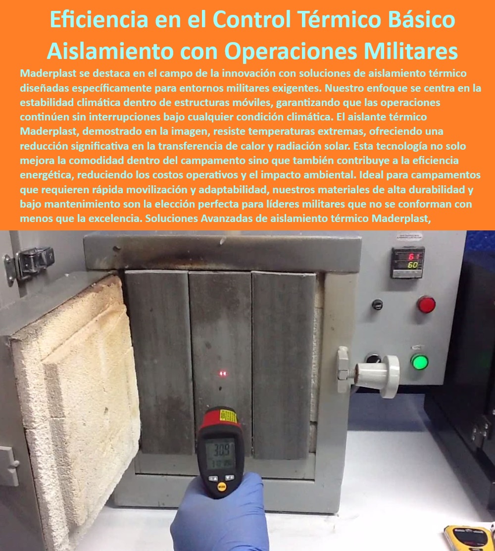 Campamentos Militares Tipo K Span Climatización Aislante Térmico Militar Maderplast 0 Estabilización climática militar Reducción radiación solar efectiva Soluciones térmicas para alojamientos militares Aislante térmico militar Componentes aislantes para estructuras de campaña - Campamentos militares con control de temperatura óptimo - Aislamiento térmico con adaptabilidad para terrenos difíciles - Mejoras en la habitabilidad de campamentos militares - Diseño de campamentos con aislamiento térmico integrado - ¿Qué tipo de aislamiento utiliza Maderplast para garantizar la eficiencia energética en instalaciones militares? - Protección térmica para equipos militares en campo - Aislante térmico avanzado para operaciones militares - Estructuras móviles con aislamiento superior para militares - Aislamiento térmico de Maderplast para condiciones climáticas adversas - Busco aislante térmico que soporta altas temperaturas para operaciones de campo, ¿tiene Maderplast algo así? - Eficiencia energética en alojamientos militares - Aislamiento en módulos prefabricados para uso militar - Control térmico en estructuras militares móviles - Reducción eficaz de radiación solar en campamentos - Aislante para temperaturas extremas en operaciones de campo - ¿Cómo puede el aislamiento térmico de Maderplast reducir los costos operativos en campamentos militares? - Aislamiento eficiente para campamentos en zonas de conflicto - Seguridad y confort térmico en instalaciones temporales - Innovaciones en aislamiento para comandos de campaña - Necesito soluciones de aislamiento para un campamento militar rápido de montar, ¿qué ofrece Maderplast? - ¿Cuál es el mejor aislante térmico para campamentos militares en climas extremos? - Tecnología Maderplast en aislamiento térmico para operaciones militares - Campamentos tipo K-Span con aislante térmico - Material aislante para reducción de costos operativos - Tecnología de aislamiento para ambientes extremos - Materiales de aislamiento de alto rendimiento para el ejército - Instalaciones militares con estabilización climática - Soluciones térmicas para campamentos de rápida instalación - Soluciones de climatización duraderas para campamentos Campamentos Militares Tipo K-Span Climatización Aislante Térmico Militar Maderplast 0 Estabilización climática militar - Reducción radiación solar efectiva - Soluciones térmicas para alojamientos militares - Aislante térmico militar