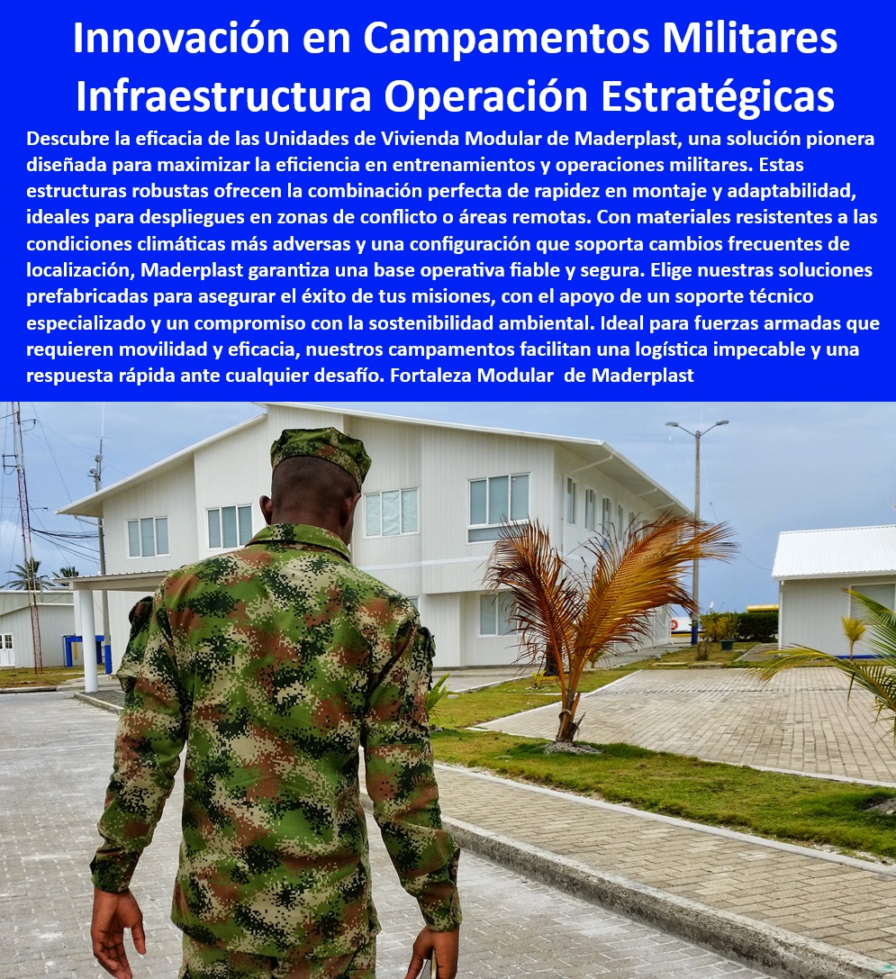 Campamentos Modulares para Emergencias y Fuerzas Armadas Maderplast 0 Unidades vivienda modular para entrenamientos Construcciones prefabricadas para operaciones militares Estructuras modulares para bases militares temporales FM Unidades habitacionales duraderas para entrenamientos militares - Instalaciones modulares robustas para ejército - Unidades modulares para entrenamiento militar - 5 - Construcciones modulares para ambientes hostiles - Módulos de vivienda con resistencia a condiciones extremas - Infraestructura modular para emergencias militares - Viviendas temporales para situaciones de emergencia - ¿Qué soluciones de vivienda ofrece Maderplast para bases militares temporales? - ¿Cuáles son los mejores campamentos móviles para entrenamiento de tropas? - Bases temporales para fuerzas armadas - Campamentos militares con soporte técnico especializado - Campamentos ecológicos para fuerzas militares - Campamentos prefabricados para operaciones tácticas - ¿Dónde encontrar alojamientos modulares para emergencias militares? - Alojamientos móviles para despliegues rápidos - Alojamientos estratégicos para operaciones militares - Soluciones modulares de alojamiento en zonas de conflicto - Campamentos militares autónomos y móviles - Campamentos de fácil montaje y desmontaje - Campamentos operativos inoxidables en exteriores - Campamentos modulares para rápida implementación - Soluciones de campamento con adaptabilidad climática - Campamentos de respuesta rápida para desastres naturales - Alojamientos militares prefabricados para rápida activación - ¿Cómo puedo obtener campamentos rápidos y seguros para zonas de desastre? - Instalaciones militares temporales con facilidades completas - Estructuras operativas seguras para misiones críticas - Unidades de vivienda adaptable para tropas - Campamentos móviles para alojamiento de emergencia - ¿Qué opciones ofrece Maderplast para campamentos modulares en operaciones militares? Campamentos Modulares para Emergencias y Fuerzas Armadas Maderplast 0 Unidades vivienda modular para entrenamientos - Construcciones prefabricadas para operaciones militares - Estructuras modulares para bases militares temporales - FM