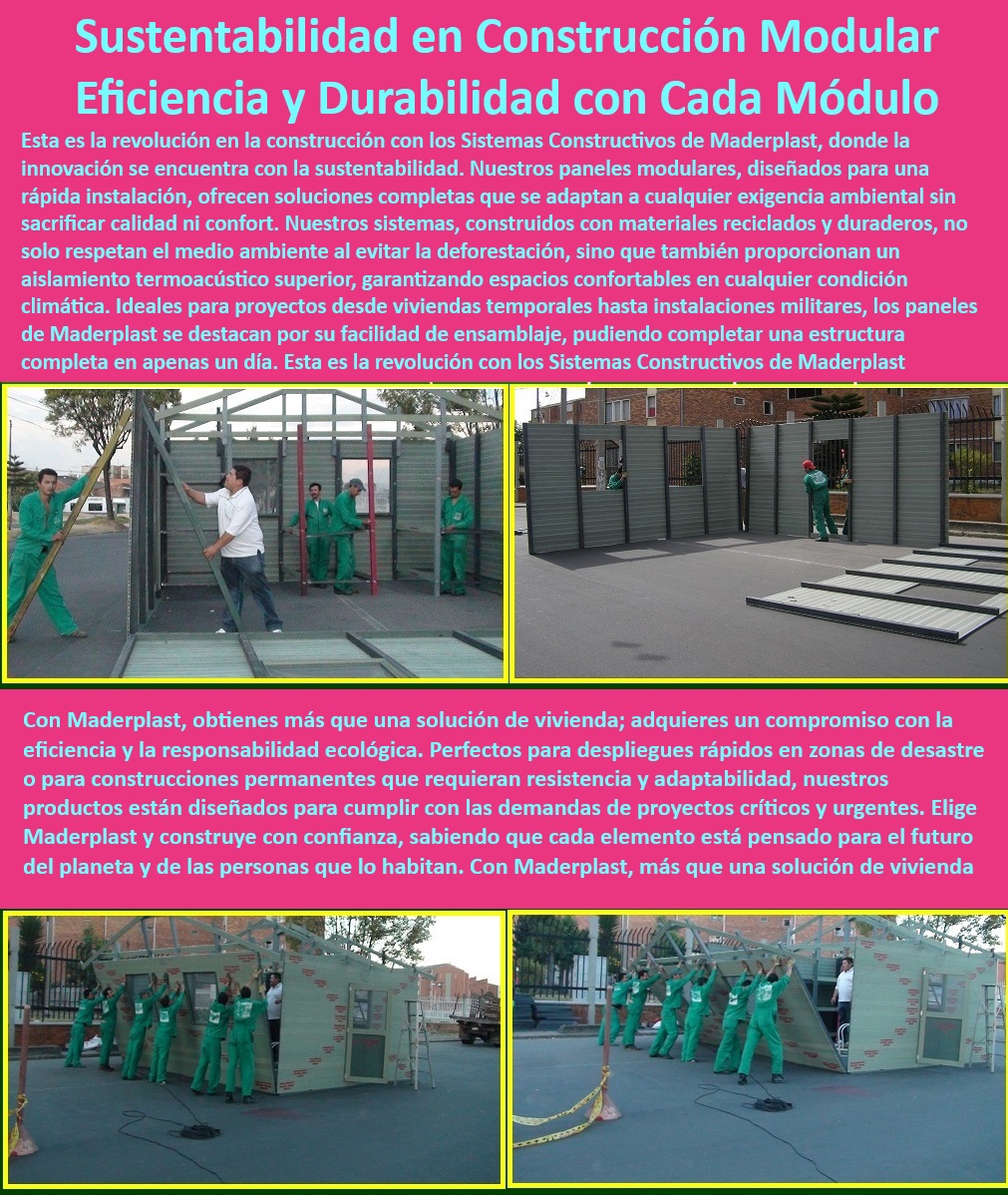 Casas Modulares Para Uso Militar Viviendas Prefabricadas Paneles Maderplast Alojamientos prefabricados eficientes para proyectos militares Casas prefabricadas personalizables cualquier clima Panele prefabricados termoacústico Módulos prefabricados para uso en cualquier ambiente - Construcción modular con paneles reciclados - Soluciones de alojamiento rápido militar - Construcción modular sostenible Maderplast - ¿Cómo puedo obtener una casa modular adaptada a climas extremos? - Estructuras modulares personalizables Maderplast - ¿Qué opciones ofrece Maderplast para viviendas modulares militares? - Construcción de campamentos militares modulares - Paneles Maderplast para construcción rápida - Módulos habitacionales ecológicos y duraderos - Paneles resistentes para bases militares - Innovación en viviendas modulares para militares - Módulos habitacionales para alojamiento de tropas - Soluciones modulares para despliegues de emergencia - ¿Qué soluciones tiene Maderplast para construcción rápida y sostenible? - ¿Cuáles son las ventajas de las viviendas prefabricadas de Maderplast en términos de sostenibilidad? - Construcciones modulares para condiciones extremas - Instalación rápida de viviendas modulares - Sistemas de construcción para proyectos críticos - Módulos prefabricados para viviendas temporales - Edificaciones modulares de ensamblaje rápido - Tecnología de paneles para construcción sostenible - Sistemas de vivienda prefabricada eficientes - ¿Dónde encontrar paneles modulares termoacusticos eficientes? - Paneles modulares termoacusticos para construcción - Viviendas modulares con aislamiento superior - Módulos para vivienda con alto confort - Viviendas prefabricadas adaptables a cualquier clima - Instalaciones militares prefabricadas y seguras - Alojamientos modulares insonorizados y seguros Casas Modulares Para Uso Militar Viviendas Prefabricadas Paneles Maderplast - Alojamientos prefabricados eficientes para proyectos militares - Casas prefabricadas personalizables cualquier clima - Panele prefabricados termoacústico