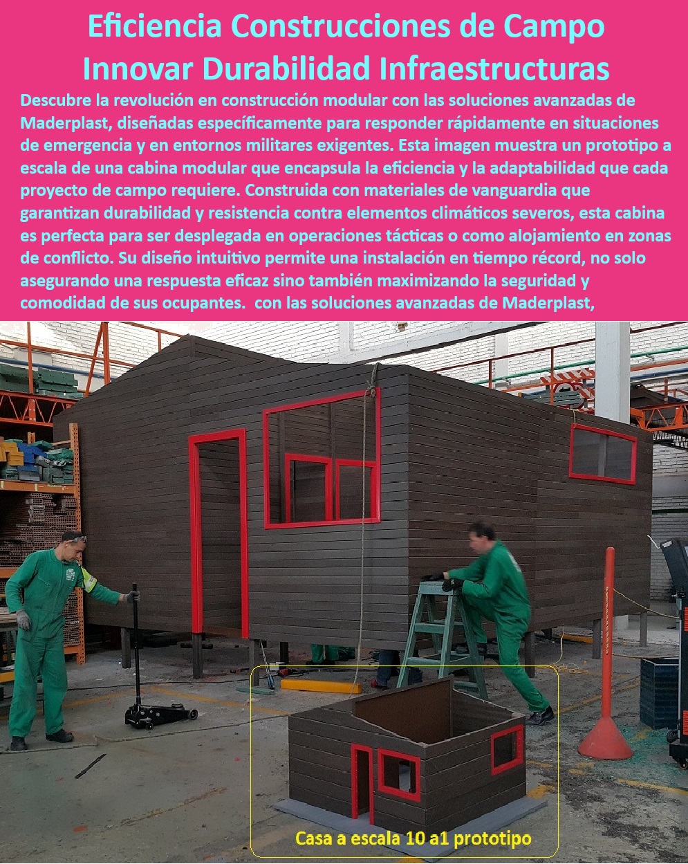 Casas Modulares Para Uso Militar Viviendas Prefabricadas Paneles Maderplast Cuál es el proveedor líder de campamentos modulares rápidos Dónde comprar paneles duraderos para construcciones de emergencia encontrar campamentos FM Proveedor de soluciones de vivienda instantáneas - Estructuras modulares para alojamiento de tropas - Montaje eficiente viviendas modulares - Paneles de alta durabilidad para construcción - Proveedor campamentos móviles Maderplast - Paneles Maderplast para campamentos autónomos - Configuración rápida de campamentos de emergencia - Campamentos rápidos para situaciones de emergencia - ¿Cómo puedo obtener un alojamiento modular rápido para una base operativa? - Campamentos de rápida implementación - ¿Dónde puedo comprar rápidamente campamentos modulares para situaciones de emergencia? - Paneles prefabricados montaje rápido - Innovación en campamentos militares prefabricados - Módulos de vivienda para condiciones extremas - Compra paneles duraderos emergencias - Soluciones habitacionales temporales militares - Construcción rápida alojamientos militares - Alojamientos rápidos para desastres naturales - Viviendas modulares para zonas conflictivas - ¿Cuáles son las ventajas de los paneles Maderplast en condiciones extremas? - Proveedor líder campamentos modulares rápidos - Maderplast kits de construcción para emergencias - Instalación rápida viviendas prefabricadas - Proyectos de vivienda rápida para fuerzas armadas - ¿Cómo instalar un campamento militar prefabricado de Maderplast? - Soluciones modulares construcción militar - Kits modulares para bases operativas - Paneles Maderplast resistencia climática - ¿Qué proveedor ofrece los mejores paneles duraderos para construcciones militares? - Construcciones prefabricadas para uso militar Casas Modulares Para Uso Militar Viviendas Prefabricadas Paneles Maderplast - Cuál es el proveedor líder de campamentos modulares rápidos - ¿Dónde comprar paneles duraderos para construcciones de emergencia - encontrar campamentos FM