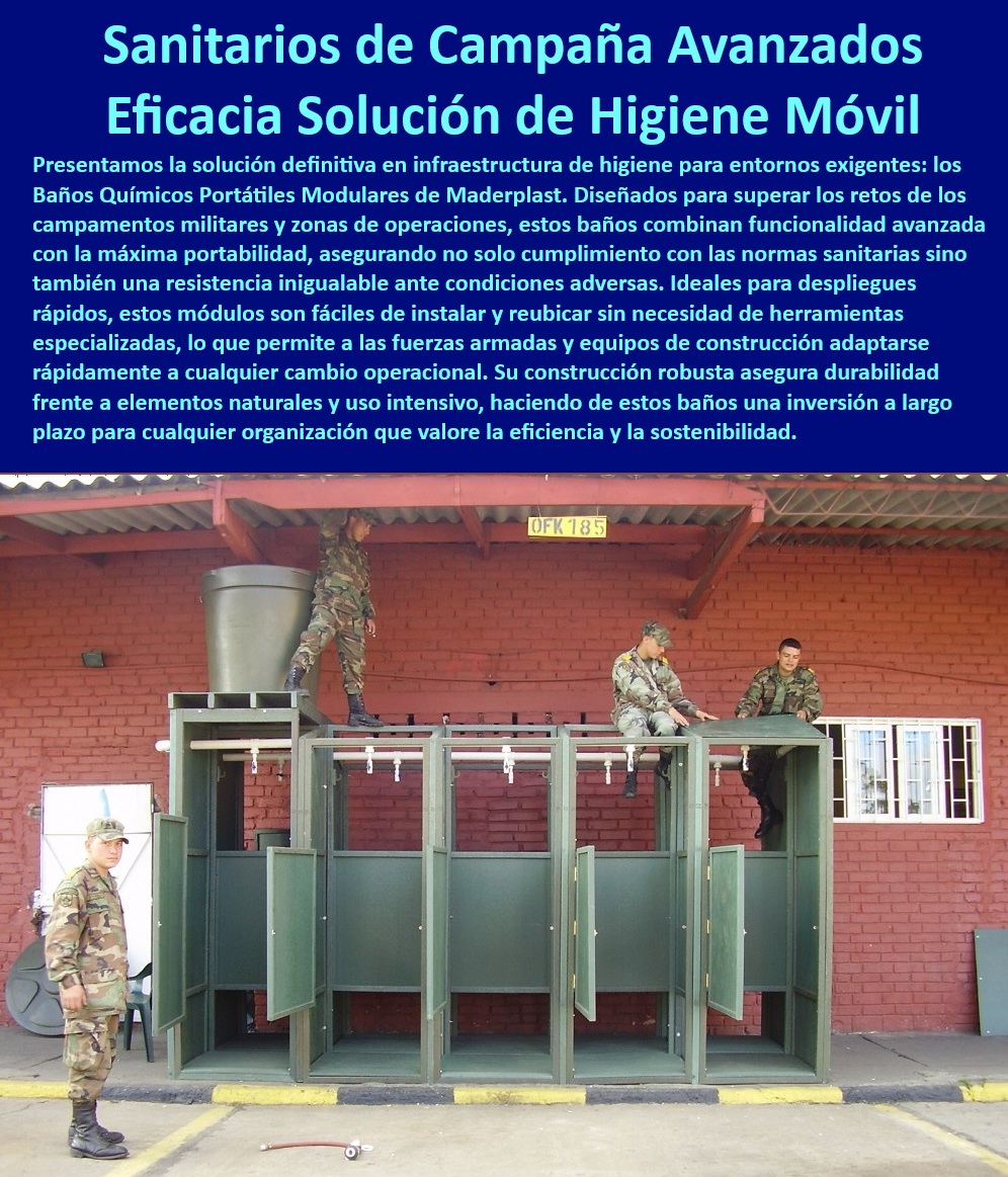 Casetas Baño Infraestructura De Higiene Móvil Baños Portátiles Maderplast Soluciones higiénicas temporales fuerzas Cuál es la solución más eficiente sanitarios en campamentos temporales Dónde encontrar ducha móvil resistente Duchas portátiles para operaciones militares - Necesito sanitarios móviles fáciles de instalar para una emergencia, ¿qué recomiendas? - Soluciones sanitarias portátiles para fuerzas armadas - Duchas de campaña personalizadas para tropas - Sanitarios de despliegue rápido para misiones críticas - Sanitarios móviles duraderos para campañas - Baños portátiles militares de alta resistencia - Módulos sanitarios para situaciones de emergencia - Soluciones de higiene móvil para el campo - Baños químicos modulares para emergencias - ¿Dónde puedo comprar baños portátiles resistentes para uso militar? - Busco casetas de baño que se puedan mover fácilmente, ¿qué opciones tiene Maderplast? - Baños portátiles inoxidables para uso exterior - Sanitarios de campaña para ambientes extremos - Equipos de higiene portátil para construcción y militar - ¿Cuáles son los mejores baños móviles para condiciones climáticas severas? - Infraestructura higiénica móvil UV resistente - Sanitarios autónomos para zonas de desastre - Sistemas de baño eficientes para operaciones externas - Baños prefabricados con configuración flexible - Soluciones de campaña avanzadas para higiene - Casetas sanitarias con adaptación operacional rápida - Sanitarios móviles con protección UV y salinidad - Casetas de aseo para entornos desafiantes - Baños móviles fáciles de montar y mantener - ¿Qué soluciones ofrece Maderplast para la higiene en campamentos temporales? - Instalación rápida de casetas sanitarias - Casetas de baño reubicables para campamentos - Módulos de higiene para alojamiento temporal - Baños temporales robustos para uso intensivo Casetas Baño Infraestructura De Higiene Móvil Baños Portátiles Maderplast - Soluciones higiénicas temporales fuerzas - ¿Cuál es la solución más eficiente sanitarios en campamentos temporales - Dónde encontrar ducha móvil resistente
