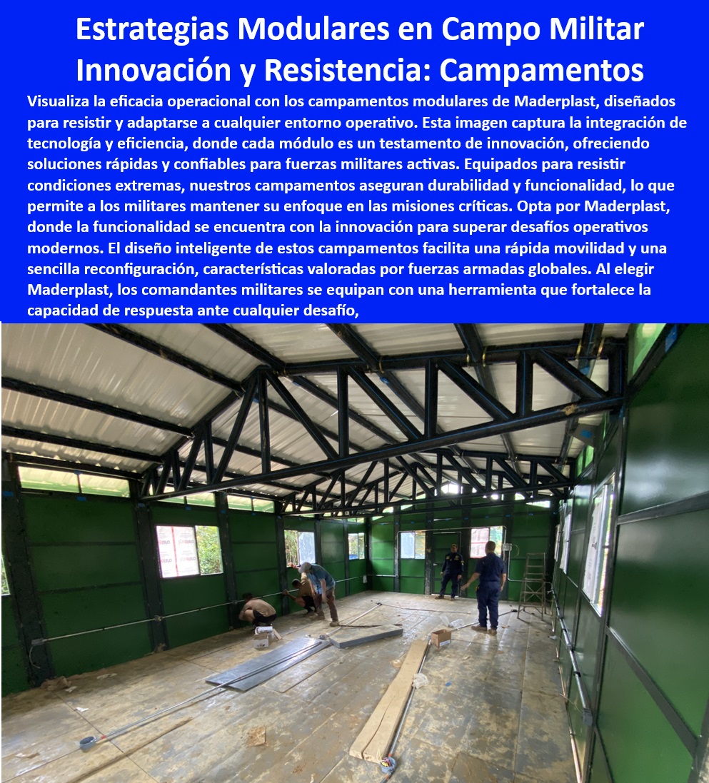 Construcción 0 Campamentos Navales Militares Armado De La Armada Maderplast 0 Optimización de espacios en campamentos militares Estrategias avanzadas armado campamentos armada Evaluación riesgos montaje campamentos armada navales Construcción 0 ¿Cómo puedo evaluar los riesgos al montar campamentos militares? - Soluciones de campamento para misiones críticas - Integración de tecnología en campamentos de armada - Campamentos militares de rápida implementación - Mejoras en la movilidad de campamentos militares - Evaluación de infraestructura en campamentos militares - Busca sistemas modulares eficientes para campamentos militares en condiciones extremas. - Campamentos navales con configuración flexible - Campamentos tácticos modulares para fuerzas armadas - Montaje eficiente de campamentos militares - Implementación rápida de estructuras en campamentos - Infraestructura adaptable para campamentos de armada - Muéstrame soluciones para la optimización de espacios en campamentos navales. - Necesito estrategias avanzadas para el armado de campamentos de la armada. - Evaluación de riesgos en montaje de campamentos - Campamentos de armada con alta resistencia - Diseños de campamentos para operaciones navales - Soluciones modulares para bases militares navales - Campamentos militares optimizados para espacios restringidos - ¿Cuáles son las mejores prácticas para el montaje rápido de campamentos militares? - Campamentos modulares para operaciones de emergencia - Estrategias avanzadas para armado de campamentos - Técnicas de montaje rápido para campamentos - Optimización de campamentos militares modulares - Sistemas de alojamiento móvil para militares - Campamentos modulares personalizables para la armada - Eficiencia operacional en campamentos militares - Configuración eficaz de bases militares temporales - Innovación en campamentos navales modulares - Gestión de espacios en campamentos de armada Campamentos Navales Militares Armado De La Armada Maderplast 0 Optimización de espacios en campamentos militares - Estrategias avanzadas armado campamentos armada - Evaluación riesgos montaje campamentos armada navales