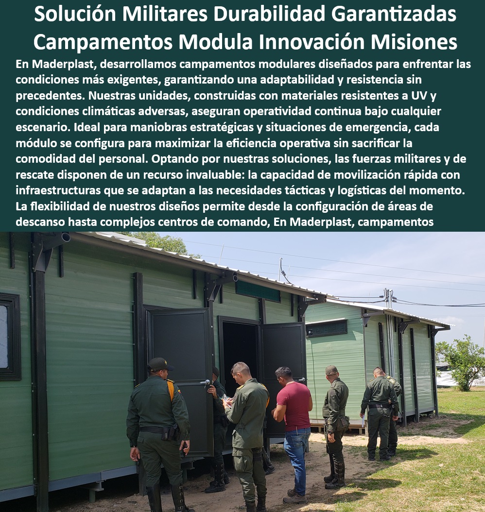 Construcción De Campamento Militar Diseñó Requisito Rápido Duradero Maderplast 0 Cuáles son los mejores campamentos modulares para las fuerzas armadas Soluciones habitacionales portátiles para tropas Módulos alojamiento seguros Soluciones de campamentos con garantía de durabilidad - Campamentos innovadores para requerimientos militares - Configuraciones de campamentos para eficiencia logística - Módulos de vivienda seguros para tropas - Campamentos con equipamiento completo para emergencias - ¿Cuál es la mejor opción en campamentos portátiles para operaciones de emergencia? - Campamentos modulares optimizados para rápido despliegue - Campamentos autónomos para misiones críticas - Campamentos modulares resistentes UV - Sistemas de alojamiento para operaciones estratégicas - Soluciones habitacionales eficientes para el ejército - Busco campamentos que se puedan instalar rápidamente en zonas de desastre, ¿alguna recomendación? - Unidades de alojamiento para terrenos difíciles - Campamentos adaptativos para fuerzas armadas - Soluciones de vivienda rápida para fuerzas en terreno - Campamentos portátiles para situaciones de emergencia - Campamentos de rápida configuración para desastres - Instalaciones de campamento para resiliencia climática - Módulos prefabricados para bases operativas - Centros de comando modulares y móviles - Campamentos tácticos con montaje ágil - ¿Qué campamentos militares proporcionan la mejor adaptabilidad en terrenos difíciles? - ¿Cómo puedo encontrar campamentos modulares rápidos y seguros para despliegues militares? - Estructuras modulares para alojamiento de tropas - Campamentos diseñados para la movilidad y adaptabilidad - Necesito soluciones de alojamiento para condiciones extremas, ¿qué ofrece Maderplast? - Instalación rápida de campamentos militares - Campamentos de alta resistencia para condiciones adversas - Alojamientos temporales para intervenciones rápidas - Infraestructuras militares móviles duraderas Construcción De Campamento Militar Diseñó Requisito Rápido Duradero Maderplast 0 ¿Cuáles son los mejores campamentos modulares para las fuerzas armadas - Soluciones habitacionales portátiles para tropas - Módulos alojamiento seguros