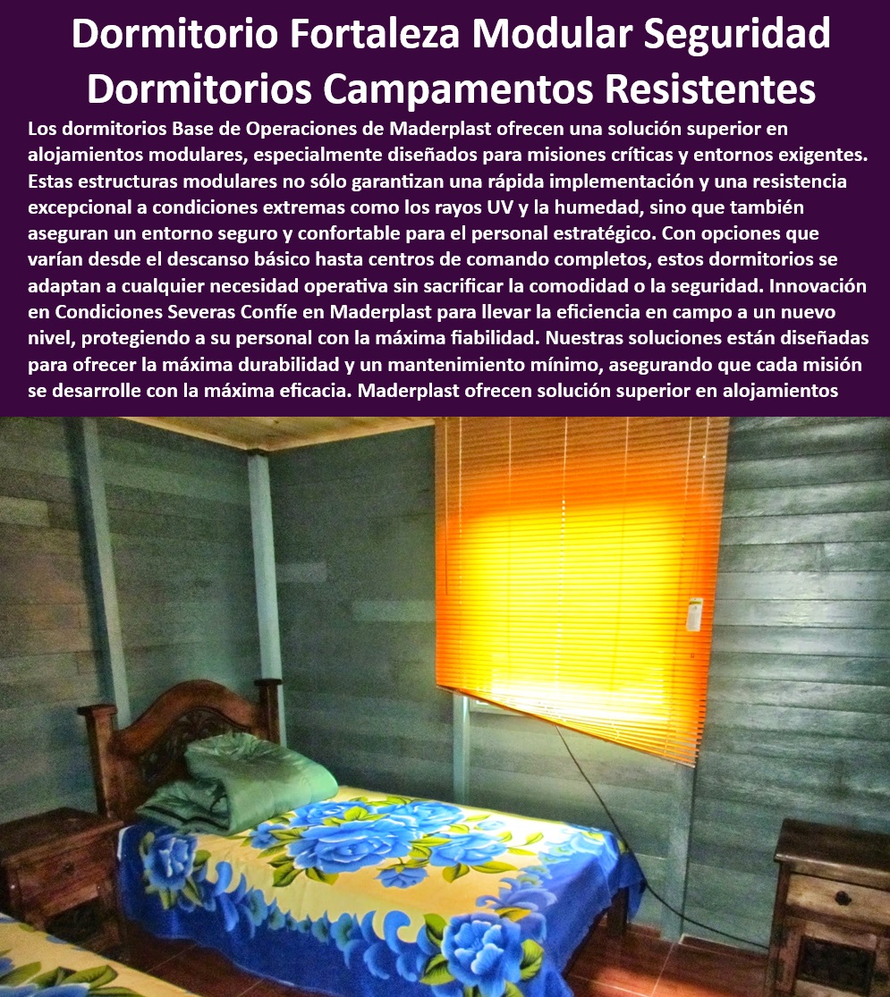 Cuartos Dormitorios Alojamientos Militar Refugio Habitaciones Albergues Maderplast 0 Cuartos de descanso con protección UV para soldados. Camarotes militares Soluciones de alojamiento temporal militar Habitaciones del personal Estructuras modulares para alojamiento militar - Instalaciones de descanso para operaciones de campo - Dormitorios duraderos para misiones críticas - ¿Cómo asegurar alojamientos confortables para personal en operaciones? - Dormitorios estratégicos para operaciones críticas - ¿Qué soluciones ofrece Maderplast para alojamientos temporales militares? - Campamentos de fácil configuración y mantenimiento - Soluciones de alojamiento robusto para el personal - Campamentos de alta resistencia para entornos extremos - Campamentos modulares resistentes UV - Infraestructura temporal para misiones tácticas - Campamentos modulares con protección UV - Dormitorios modulares para bases militares - Alojamientos temporales para personal militar - Campamentos móviles para respuesta rápida - Dormitorios operativos con instalación rápida - Alojamientos militares resistentes a la humedad - Habitaciones militares con condiciones extremas - Campamentos militares con configuraciones flexibles - Soluciones de vivienda temporal para fuerzas armadas - ¿Dónde obtener dormitorios militares resistentes a condiciones extremas? - ¿Cómo puedo encontrar campamentos modulares para misiones militares? - Dormitorios militares adaptativos y seguros - ¿Qué opciones hay para campamentos militares con montaje rápido? - Campamentos con sistemas de montaje rápido - Campamentos de emergencia para desastres - Soluciones de campamento militar personalizables - Refugios modulares para personal estratégico - Campamentos personalizados para necesidades operativas - Alojamientos de campaña para fuerzas militares Cuartos Dormitorios Alojamientos Militar Refugio Habitaciones Albergues Maderplast 0 Cuartos de descanso con protección UV para soldados. - Camarotes militares - Soluciones de alojamiento temporal militar - Habitaciones del personal