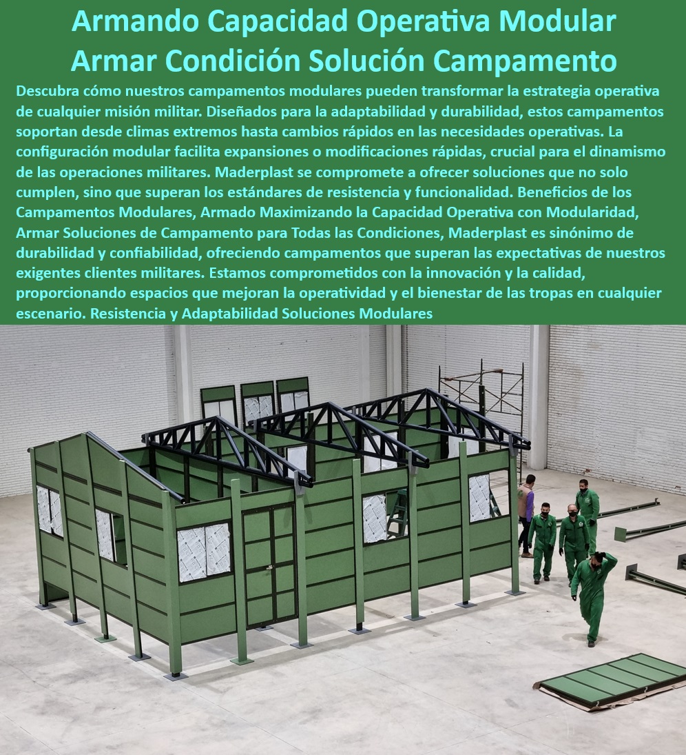 Manual Capacitación Armado Montaje Proceso De Instalación Campamento Maderplast 0 Campamentos de respuesta rápida para emergencias Campamentos militares auto sostenibles Manuales de configuración campamentos de campo Estructuras de campamento fáciles de armar - Campamentos de alta resistencia para operaciones de campo - Armado eficiente de campamentos de emergencia - Soluciones Maderplast para campamentos de campo - Sistemas de campamento de montaje rápido - ¿Cuáles son las soluciones de Maderplast para campamentos sostenibles? - Campamentos modulares sostenibles - Módulos prefabricados para operaciones tácticas - Campamentos duraderos para condiciones extremas - ¿Cómo puedo montar rápidamente un campamento militar modular? - Técnicas de montaje para campamentos autónomos - Centros operativos móviles y flexibles - Configuración rápida de alojamientos temporales - Instalación rápida campamentos militares - Manual de montaje para campamentos operativos - Kits de campamentos para emergencias - Necesito un manual para instalar un campamento de emergencia, ¿qué ofrece Maderplast? - Campamentos tácticos modulares Maderplast - ¿Maderplast tiene tutoriales para el montaje de campamentos operativos? - Kits de campamento para climas adversos - Infraestructura móvil para fuerzas armadas - Habitáculos de campaña personalizados - Tutoriales de instalación para campamentos militares - Busco un sistema de campamento que pueda armarse en condiciones extremas, ¿qué recomienda Maderplast? - Manuales detallados para configuración de campamentos - Equipamiento de campamento para todas las condiciones - Campamentos de respuesta rápida Maderplast - Capacitación para montaje de campamentos militares - Alojamientos modulares para operaciones militares - Soluciones de vivienda temporal para desastres Tutoriales Manual Capacitación Armado Montaje Proceso De Instalación Campamento Maderplast 0 Campamentos de respuesta rápida para emergencias - Campamentos militares auto-sostenibles - Manuales de configuración campamentos de campo Tutoriales