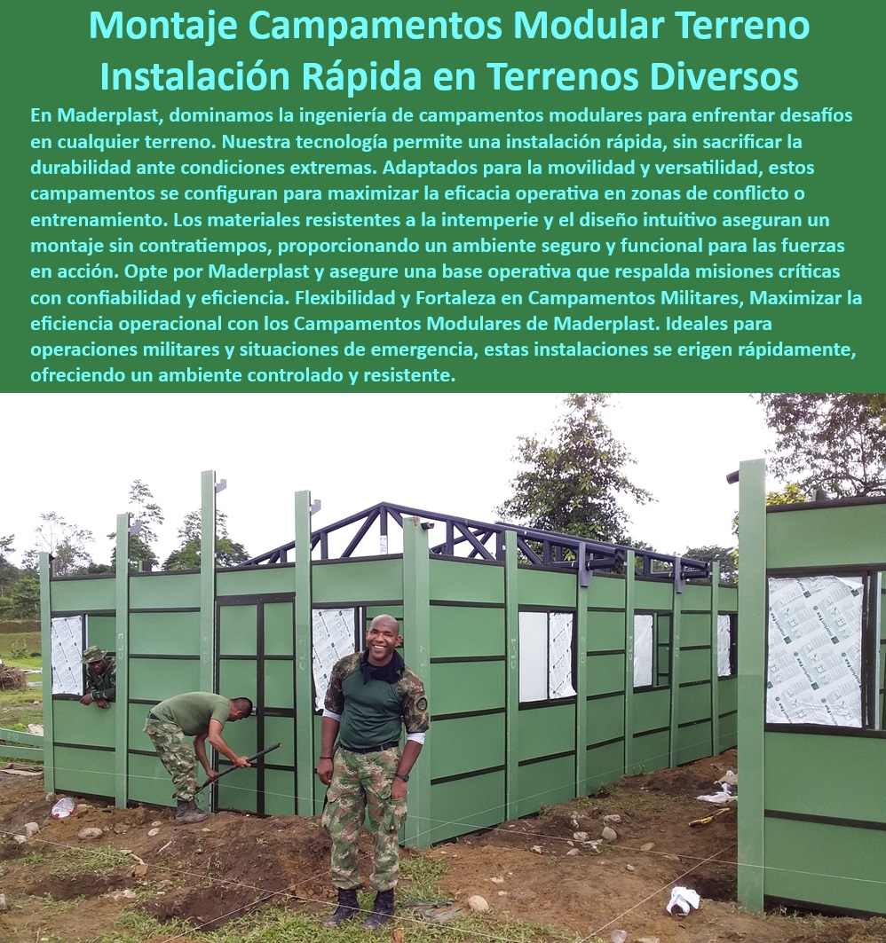 Manual Capacitación Armado Montaje Proceso De Instalación Campamento Maderplast 0 Técnicas de configuración rápida para campamentos Estrategias de montaje para campamentos de emergencia Kits de montaje de campamentos militares FM Campamentos temporales para zonas de conflicto - Resistencia y adaptabilidad en campamentos modulares - Campamentos duraderos para operaciones militares - Optimización de campamentos para entrenamiento militar - Infraestructura móvil adaptable para fuerzas armadas - Soluciones rápidas de alojamiento militar - Innovación en montaje de campamentos militares - Adaptabilidad de campamentos a diversas condiciones climáticas - Montaje eficiente de campamentos en terreno - Estrategias de montaje para campamentos de emergencia - ¿Cuáles son las mejores prácticas para montar un campamento de emergencia con Maderplast? - Necesito un sistema de campamento que se pueda montar rápidamente, ¿qué ofrece Maderplast? - Campamentos de emergencia de rápida implementación - Kits de montaje para campamentos de crisis - Soluciones de montaje rápido para alojamiento de tropas - Campamentos modulares para respuesta rápida - Campamentos modulares para terrenos difíciles - Flexibilidad de montaje en campamentos militares - ¿Cómo asegura Maderplast la adaptabilidad de sus campamentos en diferentes condiciones climáticas? - Campamentos militares de rápida instalación - Técnicas de configuración rápida para campamentos - Busco soluciones de campamento modular para terrenos irregulares, ¿qué recomendaciones tiene Maderplast? - Maderplast campamentos para operaciones críticas - Sistemas de montaje modular para campamentos - Kits de montaje de campamentos militares - ¿Cómo instalar un campamento modular rápidamente en un terreno difícil? - Configuración rápida de bases militares - Eficiencia operativa en campamentos de campo - Montaje de campamentos en terrenos irregulares - Instalación rápida de campamentos modulares Manual Capacitación Armado Montaje Proceso De Instalación Campamento Maderplast 0 Técnicas de configuración rápida para campamentos - Estrategias de montaje para campamentos de emergencia - Kits de montaje de campamentos militares FM