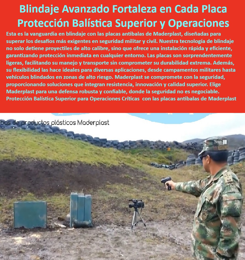 Materiales Blindaje De Campamentos Materiales Alta Resistencia Blindados Maderplast 0 Resistencia balística en alojamientos temporales Sistemas de protección balística para instalaciones. Inviolable Acorazados Instalación PM Materiales Barreras de seguridad inviolables para el campo - Protección balística certificada para operaciones críticas - ¿Qué opciones ofrece Maderplast en sistemas de blindaje para campamentos militares? - Sistemas de blindaje avanzado para campamentos - Instalación rápida de barreras antibalas - Sistemas de blindaje portátiles para uso militar - Barreras de seguridad para zonas de conflicto - ¿Cuál es la resistencia de los materiales de blindaje de Maderplast frente a ataques con explosivos? - Materiales anti impacto para construcciones militares - Soluciones de blindaje para ambientes hostiles - Busco sistemas de blindaje que se puedan transportar y montar fácilmente, ¿tiene Maderplast soluciones a medida? - Tecnología de resistencia a explosivos para bases - Equipos de resistencia balística para alojamientos temporales - Kits de instalación de protección militar - Soluciones modulares de blindaje para campamentos - ¿Cómo puedo garantizar la protección balística en un entorno de alto riesgo con productos de Maderplast? - Materiales de alta resistencia para campamentos - Instalaciones de protección balística personalizadas - Refugios balísticos ligeros y transportables - Materiales de blindaje de alta durabilidad - Equipamiento defensivo balístico para fuerzas armadas - Componentes de blindaje para defensa militar - Protección balística avanzada para zonas de guerra - Sistemas defensivos acorazados para emergencias - Necesito una solución de blindaje rápido y eficiente para una operación de emergencia, ¿qué recomienda Maderplast? - Innovaciones en blindaje contra granadas - Protección balística móvil para operaciones militares - Protección integral balística para infraestructuras - Reforzamiento de infraestructuras con blindaje - Barreras de protección antiexplosiva de montaje rápido Blindaje De Campamentos Materiales Alta Resistencia Blindados Maderplast 0 Resistencia balística en alojamientos temporales - Sistemas de protección balística para instalaciones. - Inviolable - Acorazados - Instalación PM