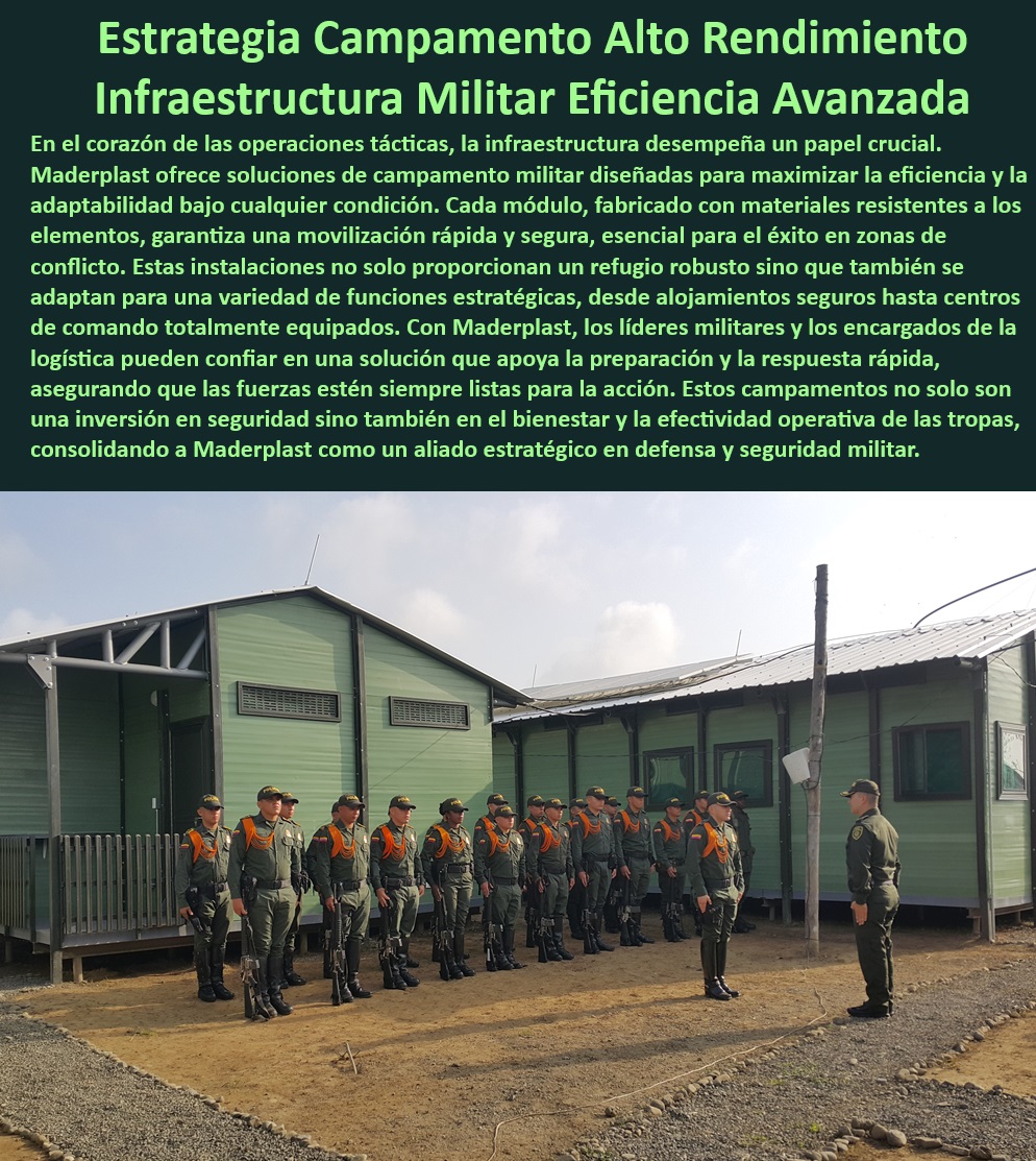 Módulos Militares De Instrucción Campos Zonas salones Militares Maderplast 0 Infraestructura adaptable Soporte logístico integrado Cuál es el mejor mobiliario para operaciones tácticas militar PM Soluciones de logística militar en campo - Soluciones modulares para fuerzas armadas - Módulos de campamento para operaciones militares - Alojamientos temporales para personal militar - Infraestructura militar adaptable y eficiente - Campamentos móviles para respuesta rápida - Instalaciones de campaña militar personalizables - Instalaciones rápidas para zonas de conflicto - Campamentos diseñados para eficiencia militar - Módulos prefabricados para defensa y seguridad - Alojamientos seguros para bases temporales - Equipamiento para campamentos de emergencia - ¿Cuáles son las mejores estructuras modulares para operaciones militares? - Campamentos con soporte logístico integrado - Sistemas de alojamiento robustos y móviles - Estructuras militares resistentes y transportables - Equipamiento adaptable para operaciones de campo - ¿Qué soluciones ofrece Maderplast para alojamientos militares temporales? - Campamentos de alto rendimiento para militares - Maderplast soluciones para zonas tácticas - Sistemas de alojamiento para desastres militares - Muebles duraderos para entornos militares - ¿Cómo encontrar campamentos militares eficientes y adaptables? - Configuración rápida de campamentos militares - ¿Cómo pueden los campamentos de Maderplast mejorar la logística militar? - Montaje de campamentos militares eficaces - Instalaciones tácticas móviles para ejércitos - ¿Dónde puedo obtener infraestructura rápida y segura para zonas de conflicto? - Infraestructura de entrenamiento para cadetes - Campamentos militares de alta eficiencia Instalaciones de entrenamiento Módulos Militares De Instrucción Campos  Zonas salones Militares Maderplast 0 Infraestructura adaptable - Soporte logístico integrado - ¿Cuál es el mejor mobiliario para operaciones tácticas  militar PM Instalaciones de entrenamiento