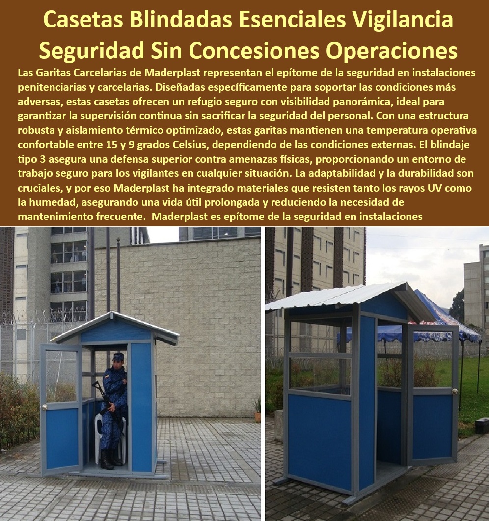 Puestos De Vigilancia Cabinas Garitas Militares Caseta Blindada Maderplast 0 Soluciones de vigilancia militar Blindadas Refugios modulares para condiciones extremas Blindada Cómo asegurar una instalación con torres de vigilancia ¿Cómo asegurar instalaciones críticas con torres de vigilancia blindadas? - Garitas de alta resistencia para áreas penitenciarias - Casetas resistentes a impactos para seguridad - Soluciones de vigilancia para condiciones extremas - Caseta de vigilancia modular para emergencias - Caseta blindada para vigilancia militar - ¿Dónde encontrar garitas de seguridad para condiciones extremas? - Sistemas de vigilancia resistentes al vandalismo - Torres de guardia con diseño ergonómico - Torres de vigilancia para uso militar prolongado - Infraestructura de seguridad para instalaciones críticas - Garitas de vigilancia con protección climática - Infraestructura de vigilancia para protección estratégica - ¿Cuáles son las características de las casetas de vigilancia de Maderplast? - Casetas de control con acabados personalizados - ¿Cómo puedo mejorar la seguridad con casetas blindadas? - Casetas de vigilancia térmicamente aisladas - Casetas de guardia para entornos hostiles - Soluciones de caseta con adaptabilidad climática - Garitas blindadas para operaciones tácticas - Casetas para vigilancia con visibilidad panorámica - Garitas modulares blindadas para bases militares - Casetas de vigilancia con mantenimiento reducido - ¿Qué casetas de vigilancia ofrecen la mejor resistencia al clima? - Casetas para supervisión continua en zonas de riesgo - Torres de vigilancia portátiles y seguras - Garitas de alta seguridad para control de accesos - Garitas operacionales para zonas de combate - Soluciones blindadas para seguridad perimetral - Garitas de seguridad resistentes UV Puestos De Vigilancia Cabinas Garitas Militares Caseta Blindada Maderplast 0 Soluciones de vigilancia militar Blindadas - Refugios modulares para condiciones extremas Blindada - Cómo asegurar una instalación con torres de vigilancia