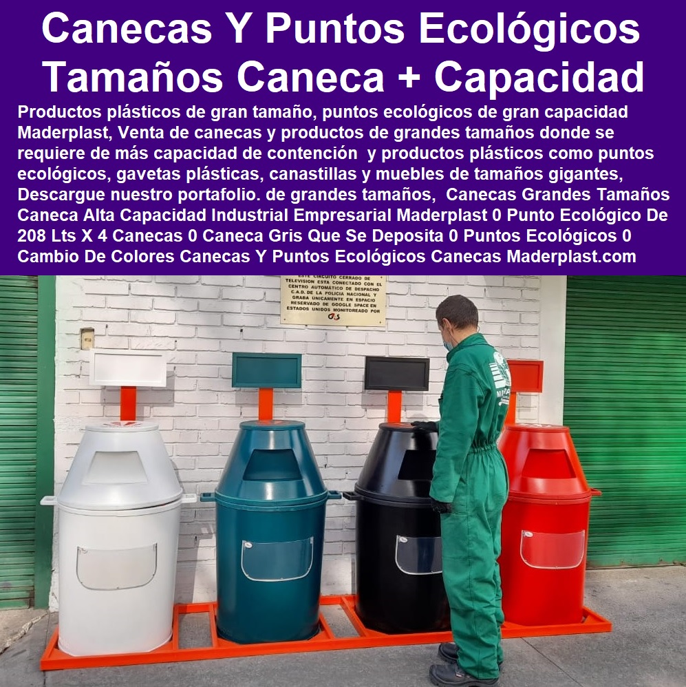 Canecas Grandes Tamaños Caneca Alta Capacidad Industrial Empresarial Maderplast 0 Punto Ecológico De 208 Lts X 4 Canecas 0 Caneca Gris Que Se Deposita 0 Puntos Ecológicos 0 Cambio De Colores Para Canecas Y Puntos Ecológicos Canecas Color 0 Canecas Grandes Tamaños Caneca Alta Capacidad Industrial Empresarial Maderplast 0 Punto Ecológico De 208 Lts X 4 Canecas 0 Caneca Gris Que Se Deposita 0 Puntos Ecológicos 0 Cambio De Colores Para Canecas Y Puntos Ecológicos Canecas Color 0