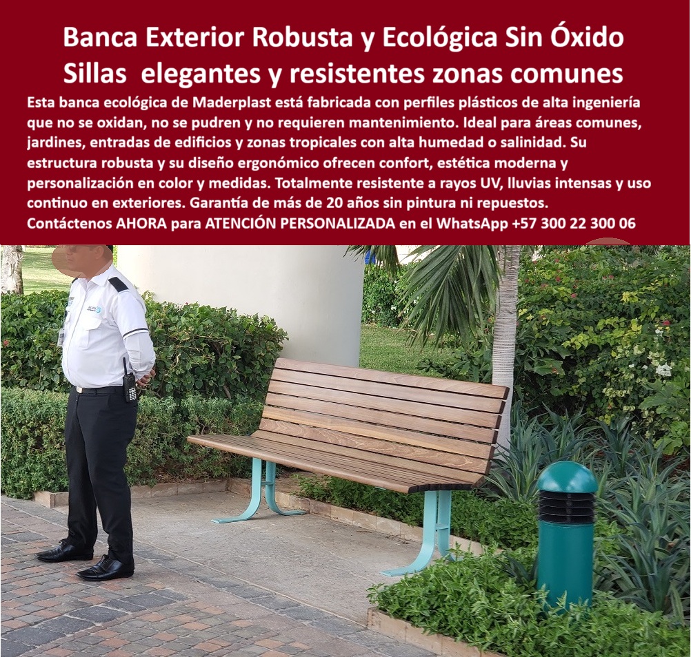 Bancas Exteriores Durables Jardín Mobiliario Ecológico Diseño Paisajismo Maderplast 0 Muebles para áreas comunes diseño robusto cero corrosión Muebles exteriores personalizados medidas color Muebles exteriores Bancas 0  Bancas Exteriores Durables Jardín Mobiliario Ecológico Diseño Paisajismo Maderplast 0 Muebles para áreas comunes diseño robusto, cero corrosión Muebles exteriores personalizados medidas color, - Muebles exteriores Bancas
