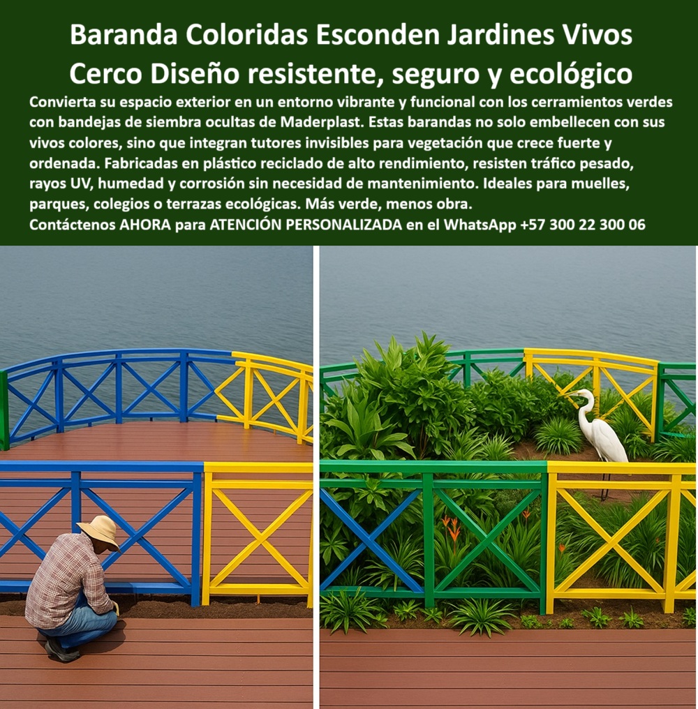 Cerramientos Verdes Barandas Estéticas Bandejas Siembra Ocultas Tutores Maderplast 0 Bandejas siembra ocultas césped Vallas tráfico pesado resistencia extrema desgaste Vallas para paisajismo sin óxido permanentes 0  Cerramientos Verdes Barandas Estéticas Bandejas Siembra Ocultas Tutores Maderplast 0 Bandejas siembra ocultas césped Vallas tráfico pesado resistencia extrema desgaste Vallas para paisajismo sin óxido permanentes 0