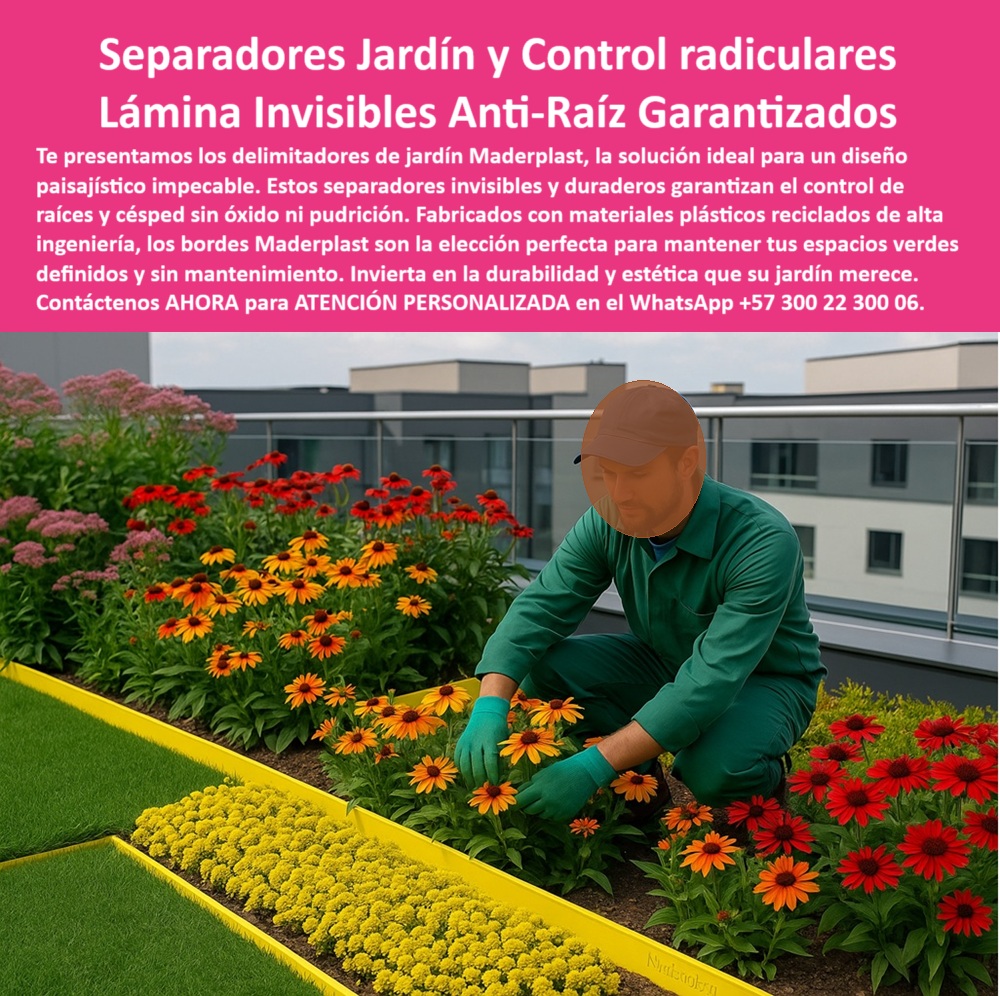 Delimitadores de Jardín Anti raíz Bordes Invisibles Duraderos Separador Maderplast 0 Separadores de diseño paisajístico Bordes jardín sin óxido pudrición garantizado Delimitadores jardines invisibles control raíces césped 0 Delimitadores de Jardín Anti raíz Bordes Invisibles Duraderos Separador Maderplast 0 Separadores de diseño paisajístico, - Bordes jardín sin óxido pudrición garantizado, - Delimitadores jardines invisibles control raíces, césped