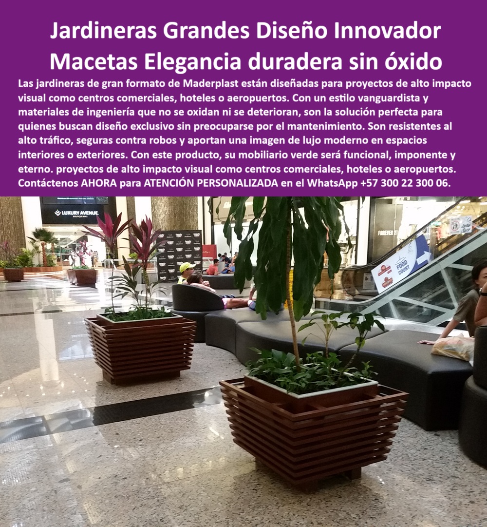 Macetas nuevos diseños Materas Vanguardistas Diseño Exclusivo Obras Arte Maderplast 0 Jardineras grandes diseño innovador Jardineras fuera de serie para grandes proyectos sin mantenimiento ni óxido Mobiliario personal 0  Macetas nuevos diseños Materas Vanguardistas Diseño Exclusivo Obras Arte Maderplast 0 Jardineras grandes diseño innovador, - Jardineras fuera de serie para grandes proyectos, sin mantenimiento ni óxido Mobiliario personal