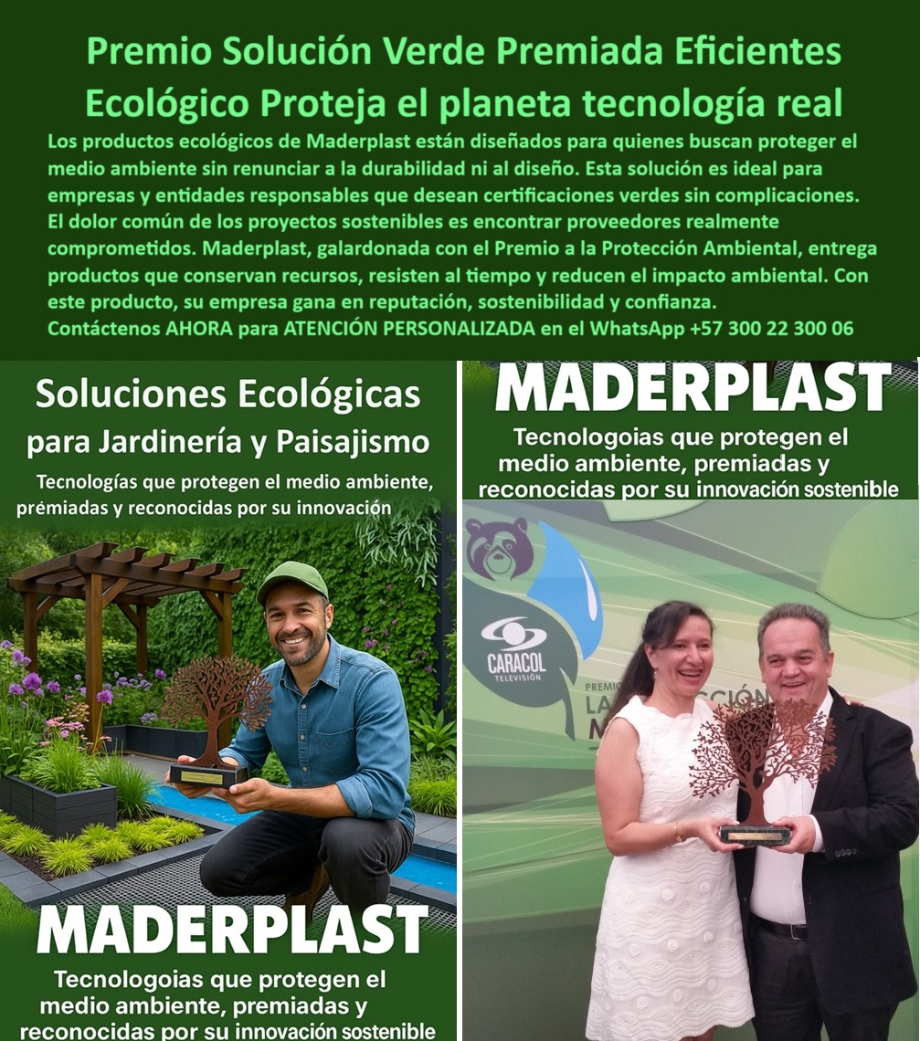 Maderplast Líder Ambiental Premiado 2014 Conciencia Ecológica Soluciones Maderplast 0 Productos verdes que protegen ecosistemas Empresa con premio ecológico Proveedor responsable medio ambiente Soluciones con certificación 0 Maderplast Líder Ambiental Premiado 2014 Conciencia Ecológica Soluciones Maderplast 0 Productos verdes que protegen ecosistemas Empresa con premio ecológico Proveedor responsable medio ambiente Soluciones con certificación