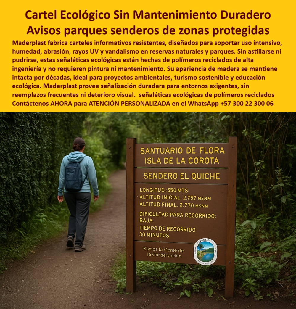 Señalética Ecológica Duradera Carteles Informativos Vallas Guía Avisos Maderplast 0 Carteles indicativos diseño ecológico sin mantenimiento Componentes plásticos señalización abrasión material superior Proyectos señalización 0  Señalética Ecológica Duradera Carteles Informativos Vallas Guía Avisos Maderplast 0 Carteles indicativos diseño ecológico sin mantenimiento, - Componentes plásticos señalización abrasión material superior, Proyectos señalización