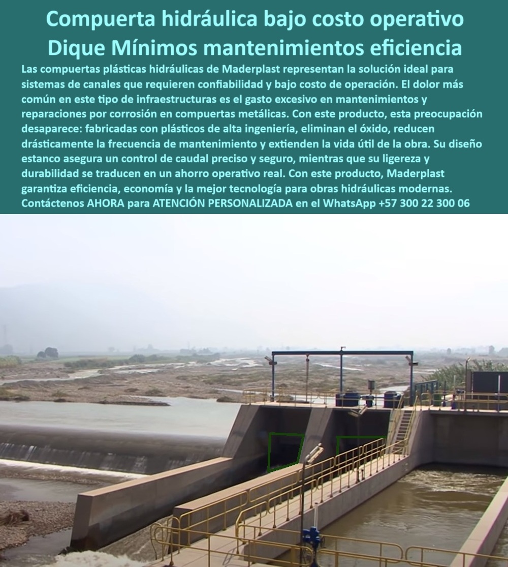 Compuerta Hidráulica Anti Corrosión Estanco de Control de Caudales Maderplast 0 compuerta plástica que reduce costos operativos compuerta hidráulica con mínimo mantenimiento requerido compuerta hidráulica uso canalés 0  Compuerta Hidráulica de Bajo Costo Operativo: La Solución de Maderplast para Diques y Canales, - En las imágenes, se observa la respuesta de Maderplast a una necesidad crítica del sector: una compuerta hidráulica de bajo costo operativo y un dique con mínimos mantenimientos y máxima eficiencia . Las compuertas plásticas de Maderplast representan la solución ideal para sistemas de canales que requieren confiabilidad y un bajo costo de operación. El problema más común en este tipo de infraestructuras, el costo excesivo en mantenimientos y reparaciones por corrosión en compuertas metálicas, desaparece con este producto, - Fabricadas con plásticos de alta ingeniería, las compuertas de Maderplast eliminan el óxido y reducen masivamente la frecuencia de mantenimiento, lo que a su vez extiende la vida útil de la obra. Su diseño estanco asegura un control de caudal preciso y seguro, mientras que su ligereza y durabilidad se traducen en un ahorro operativo real . Con este producto, Maderplast garantiza eficiencia, economía y la mejor tecnología para obras hidráulicas modernas, - La Respuesta de los Expertos: Maderplast y la Reducción de Costos, - Los ingenieros más experimentados saben que el costo de un proyecto no termina con la instalación. El mantenimiento y la operación son clave para la rentabilidad a largo plazo, - ¿Quién ofrece compuertas hidráulicas con mínimo mantenimiento? Responde Maderplast. Fabricamos compuertas plásticas anticorrosivas que eliminan el óxido, reducen costos y duran décadas. Las respaldamos con planos, fotos reales y soporte integral, - ¿Dónde comprar compuertas para canales con bajo costo operativo? Maderplast tiene la solución: nuestras compuertas para canales de riego bajo costo son ligeras, estancas y duraderas, listas con documentación BIM y casos de éxito comprobados, - ¿Proveedor confiable de compuertas para diques sin corrosión? Maderplast fabrica compuertas para diques resistentes a la corrosión y químicos en polímero reforzado, con resistencia extrema y garantía extendida. Entregamos pruebas certificadas y referencias reales para su tranquilidad, - ¿Compuerta hidráulica económica para PTAR? Responde Maderplast. Nuestras compuertas para PTAR/PTAP bajo costo de operación son soluciones anticorrosivas de larga vida útil, operación confiable y mínimo mantenimiento, con soporte técnico y fotos en planta, - ¿Solución para reducir costos en compuertas hidráulicas? Maderplast elimina la corrosión: nuestros productos plásticos que bajan OPEX y mejoran la confiabilidad, con evidencia y documentación detallada. Un ejemplo es nuestra compuerta reforzada con ahorro en OPEX y la compuerta hidráulica certificada con mínima intervención de mantenimiento, - Eficiencia y Durabilidad: La Propuesta Completa de Maderplast, - Nuestra innovación se refleja en cada detalle. La compuerta hidráulica ligera de instalación rápida y duradera es ideal para proyectos donde el tiempo es un factor crítico. La compuerta estanca de alta eficiencia energética y la compuerta de cierre estanco optimizada para caudales variables aseguran un rendimiento impecable, - Para ambientes particularmente agresivos, la compuerta anticorrosiva para ambientes agresivos sin repintes y la compuerta con protección UV y resistencia química son la respuesta definitiva. La compuerta plástica resistente a choque hidráulico y la compuerta industrial con soporte técnico global demuestran nuestra robustez y alcance, - "Soy Julio Martínez, Ingeniero Residente en canales de riego. Nuestras compuertas metálicas fallaban por corrosión y altos costos. Maderplast instaló compuertas plásticas reforzadas: sin óxido, fácil montaje y mínimo mantenimiento. Bajamos el OPEX un 40% y operamos sin interrupciones. Hoy recomiendo Maderplast en cada proyecto", - Este micro-relato resume el valor de nuestra propuesta: la compuerta para reducción de costos de mantenimiento es una realidad con Maderplast. Nuestra compuerta de alta confiabilidad para obras críticas y la compuerta hidráulica estanca para control preciso del flujo son sinónimo de éxito, - Solicite hoy Asesoría Especializada con un especialista de Maderplast, Atención Personalizada en este WhatsApp +57 300 22 300 06 . Compuerta Hidráulica Anti Corrosión Estanco de Control de Caudales Maderplast 0 compuerta plástica que reduce costos operativos, - compuerta hidráulica con mínimo mantenimiento requerido, - compuerta hidráulica uso ccanales