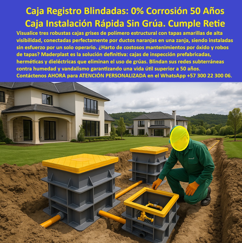 Caja de Instalaciones cajas canalizaciones con tapa Marcos Maderplast 0 Caja registro subterráneo anticorrosiva para jardines, Cajas de paso eléctricas estancas sin mantenimiento, Caja plástica de inspección liviana fácil instalación, Pull box 0 Caja de Instalaciones cajas canalizaciones con tapa Marcos Maderplast 0 Caja registro subterráneo anticorrosiva para jardines Cajas de paso eléctricas estancas sin mantenimiento Caja plástica de inspección liviana fácil instalación Pull box 0