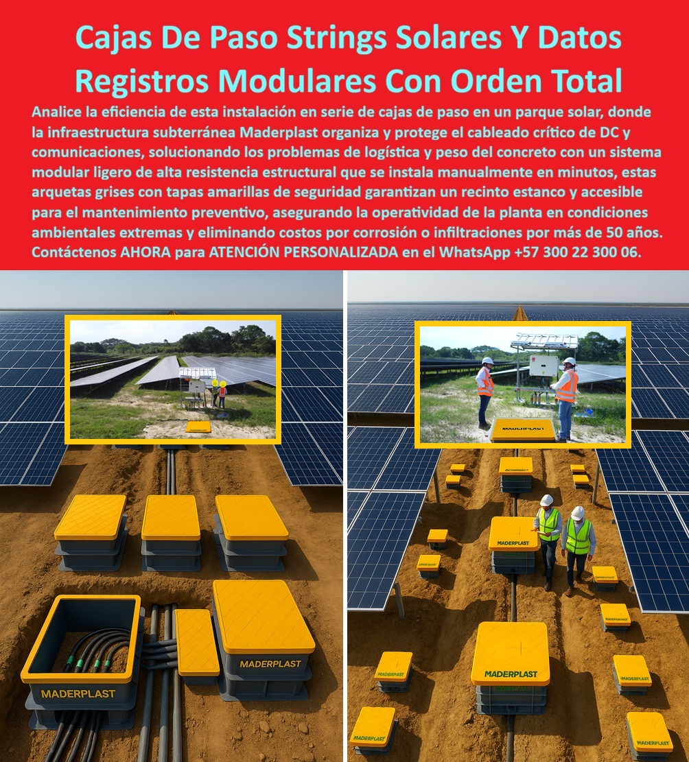 Strings Pozos Parques Solares Cajas Fotovoltaicas Caja Energía Solar Maderplast 0 Cajas strings solares parques solares, Caja fotovoltaica subterránea estanca, Caja energía solar y datos combinada, Caja subterránea para energía renovable IP68, 0 Strings Pozos Parques Solares Cajas Fotovoltaicas Caja Energía Solar Maderplast 0 Cajas strings solares parques solares Caja fotovoltaica subterránea estanca Caja energía solar y datos combinada Caja subterránea para energía renovable IP68 0