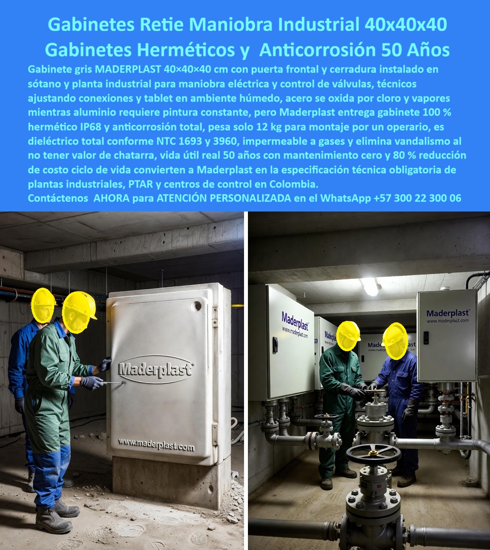 Tablero Caja Eléctrica Exterior Caja Cámara Eléctrica Prefabricada Maderplast 0 gabinetes maniobra industrial 40x40x40, cámara control válvulas anticorrosión, gabinete eléctrico planta 80 % ahorro, caja maniobra industrial instalación 12 kg, pp Tablero Caja Eléctrica Exterior Caja Cámara Eléctrica Prefabricada Maderplast 0 gabinetes maniobra industrial 40x40x40 cámara control válvulas anticorrosión gabinete eléctrico planta 80 ahorro caja maniobra industrial instalación 12 kg pp