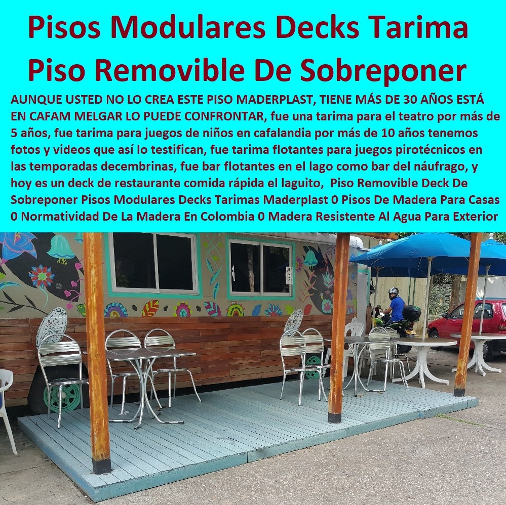 Piso Movible Deck De Sobreponer Pisos Modulares Decks Tarimas Maderplast 0 Pisos De Madera Para Casas 0 Normativo De La Madera En Colombia 0 Madera Resistente Al Agua Para Exterior 0 Maderas Resistentes Al Agua 0 WPC Deck En Bogotá 0 Piso Movible Deck De Sobreponer Pisos Modulares Decks Tarimas Maderplast 0 Pisos De Madera Para Casas 0 Normativo De La Madera En Colombia 0 Madera Resistente Al Agua Para Exterior 0 Maderas Resistentes Al Agua 0 WPC Deck En Bogotá 0 