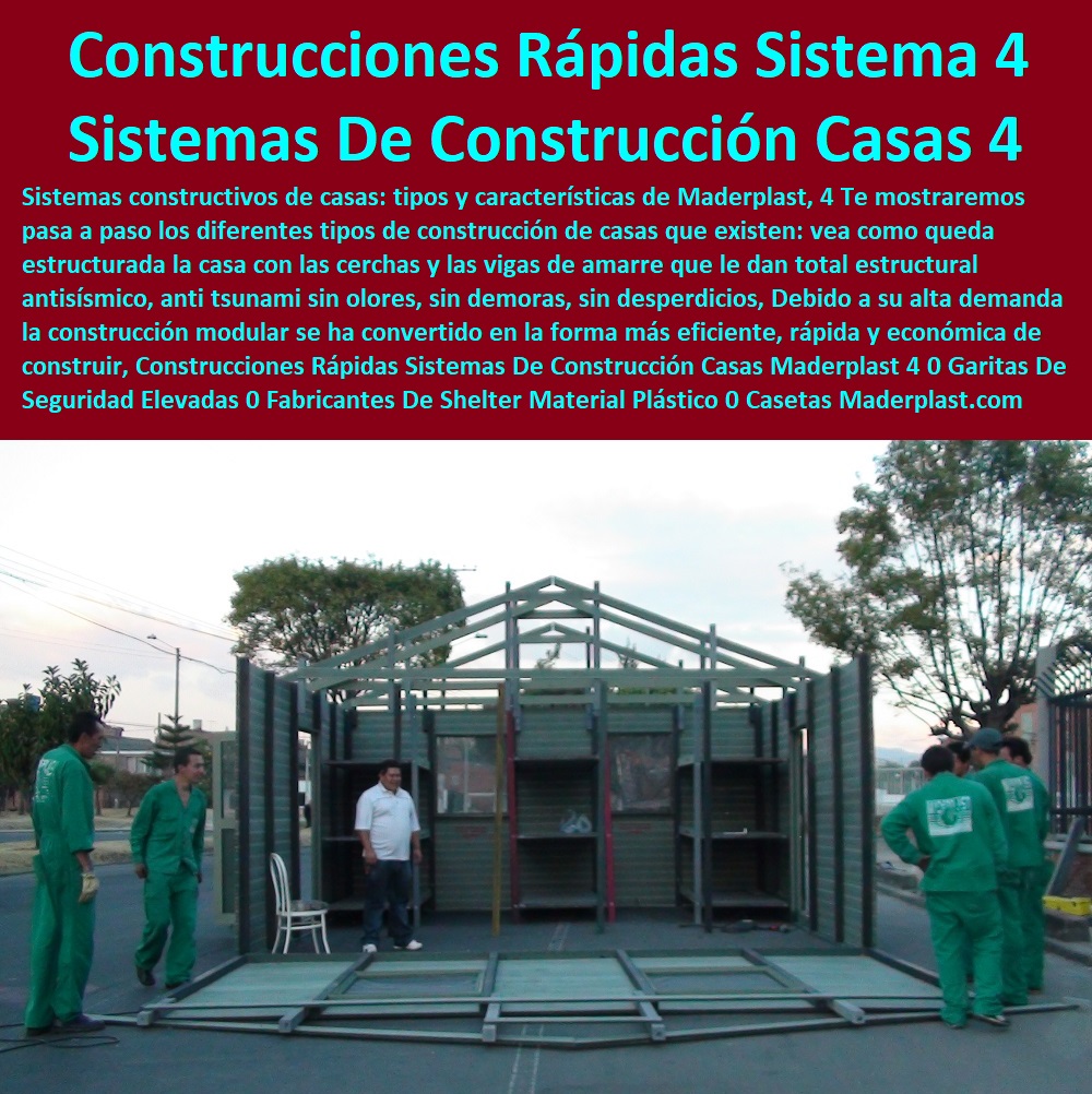 Construcciones Rápidas Sistemas De Construcción Casas Maderplast 4 0 Metodología De Viviendas De Emergencia 0 Viviendas Para Personas En Situaciones De Emergencia 0 Proporcionar Refugio De Emergencia Refugio 0 Construcción Industrializada casa Construcciones Rápidas Sistemas De Construcción Casas Maderplast 4 0 Metodología De Viviendas De Emergencia 0  comprar shelter, bodega, puesto torre, puesto parada, punto sanitarios y baños químicos, inodoro químico portátil, cabinas tipo shelter, garita de control, letrina sanitaria, 0 garitas de seguridad, casetas y cabinas, 0 baño químico, letrinas sanitarias, kiosco,s cabina, cobertizos, módulos, Viviendas Para Personas En Situaciones De Emergencia 0 Proporcionar Refugio De Emergencia Refugio 0 Construcción Industrializada casa