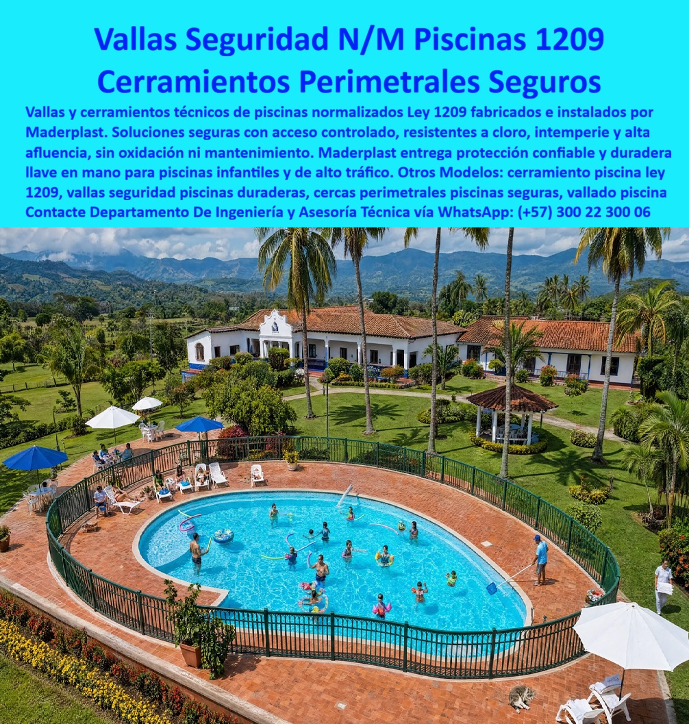 Vallas de Seguridad Piscinas Cerramientos Técnicos 1209 Piscinas Maderplast Cercas De Protección Piscinas Con Acceso Controlado Cercas Perimetrales Piscinas Infantiles Seguras Cerramientos Decorativos Piscinas De Alta Afluencia Cerramientos