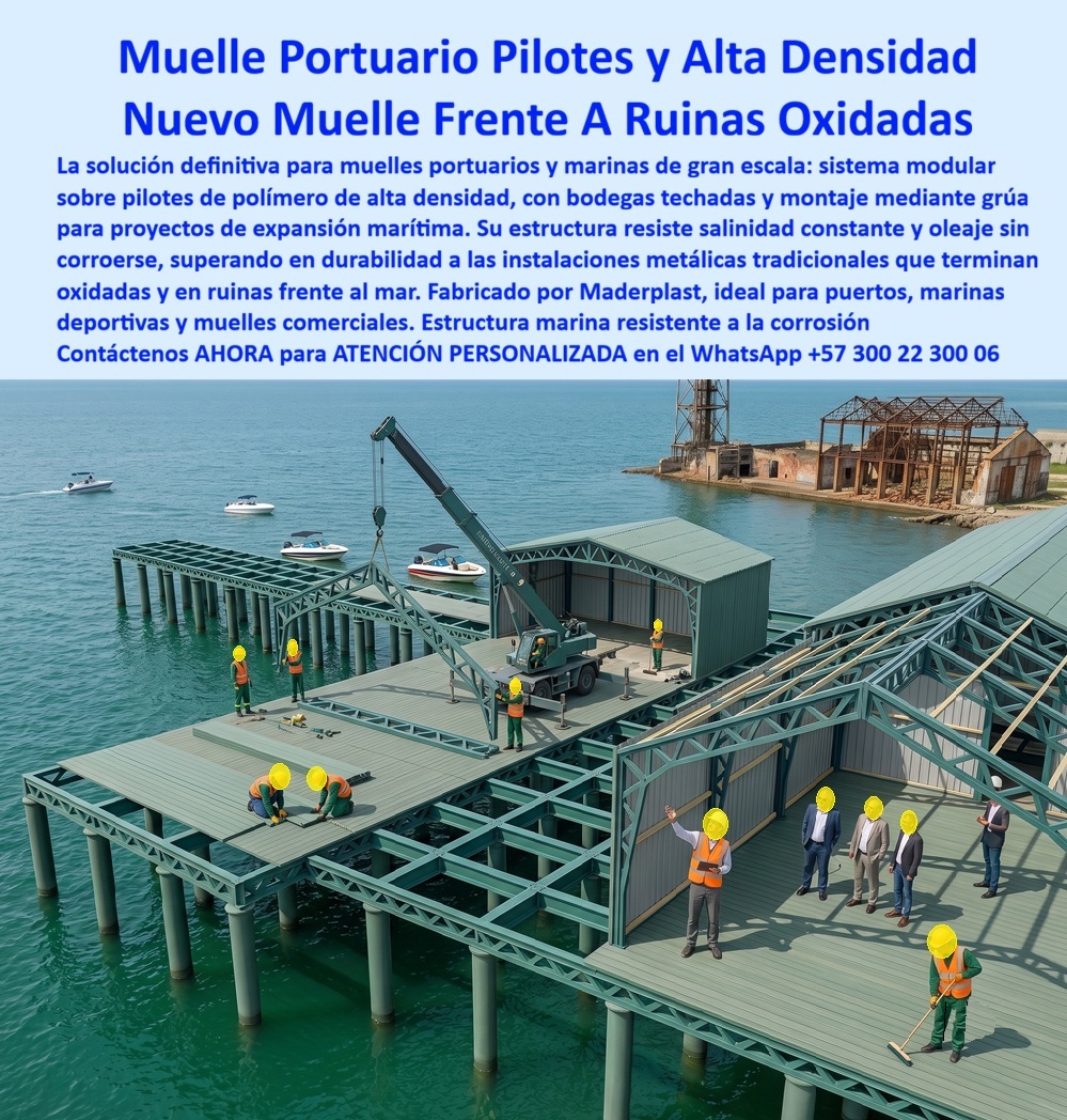 Muelles Marinos Anticorrosivos, Embarcaderos Marítimos Maderplast - Muelles Resistentes a Salinidad, Muelles Modulares Marinos, Estructuras Flotantes Duraderas, Muelles portuarios con pilotes polímero de alta densidad, Muelles con pilotes Muelles Marinos Anticorrosivos Embarcaderos Marítimos Maderplast Muelles Resistentes a Salinidad Muelles Modulares Marinos Estructuras Flotantes Duraderas Muelles portuarios con pilotes polímero de alta densidad Muelles con pilotes