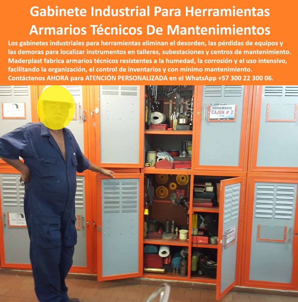 Gabinetes Industriales Muebles Para Herramientas Armarios De Maderplast Sistema Modular De Gabinetes Para Talleres Industriales Sistema Modular De Gabinetes Para Mantenimiento Gabinetes para cables instrumentos y repuestos Armarios Gas