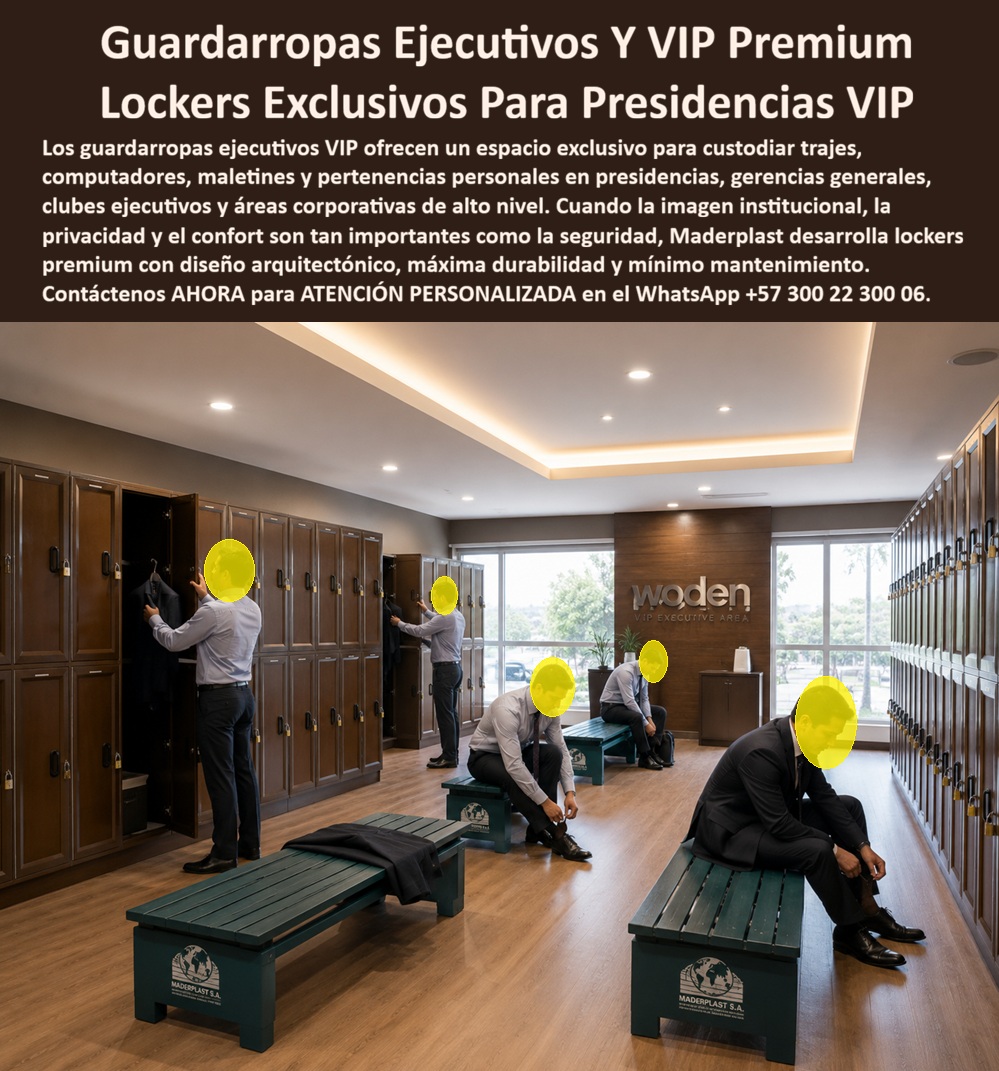 Guardarropa Presidencias Lockers Premium De Gerencia General Maderplast Locker Ejecutivo VIP Para Vestidores Corporativos Exclusivos Locker Ejecutivo Que Eleva La Imagen Corporativa Locker Premium Para Custodia Ejecutiva Sin Preocupacion