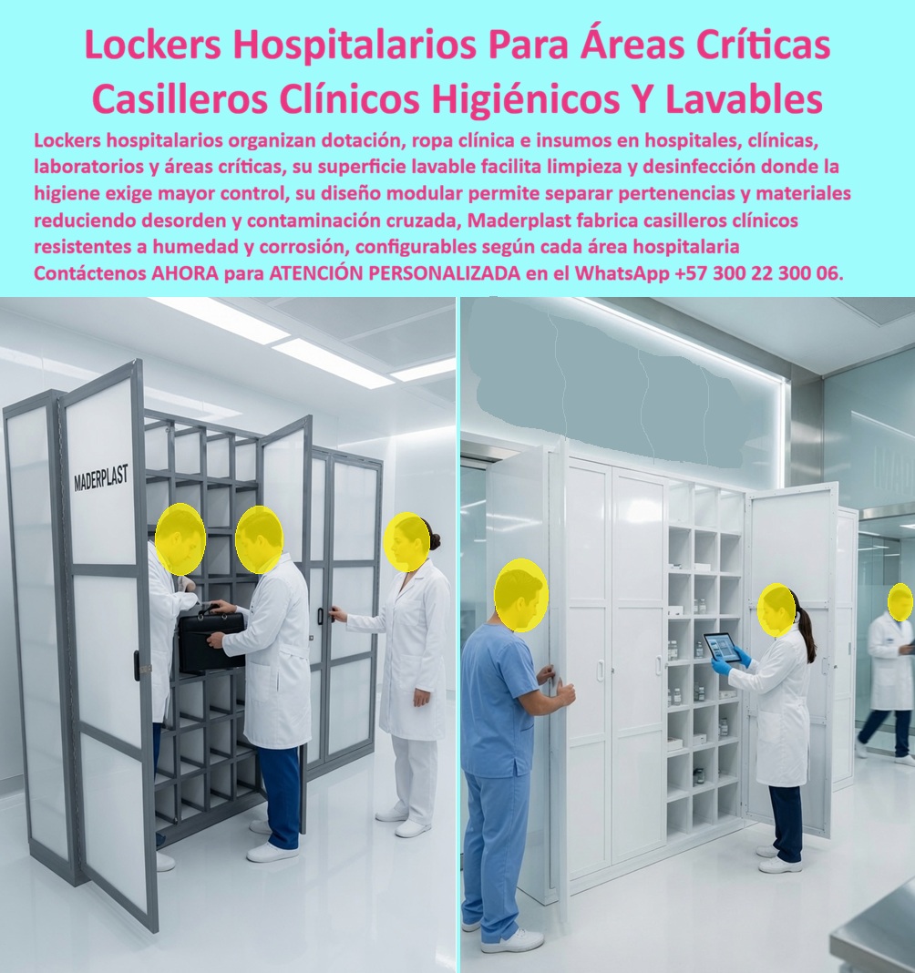 Lockers Hospitalarios Casilleros Clínicas Sala Cirugía Laboratorios Maderplast Locker Hospitalario Ropa Contaminada Biohazard Sellado Higiénico Lockers Áreas Críticas De Laboratorio Locker Clínico Modular Ropa Contaminada Cierre Seguro A
