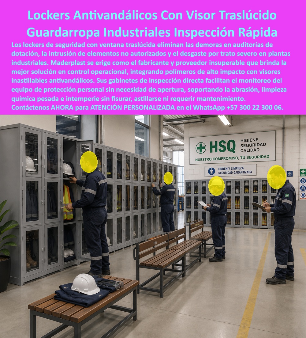 Puerta Casillero Transparente Locker Ventana Acrílica translúcida Maderplast Locker Seguridad Ventana Translúcida Antivandálico Uso Rudo Constante Gabinete Vidrio Templado Resistente Inspección Rápida Contenido Guardarropas Con Puertas
