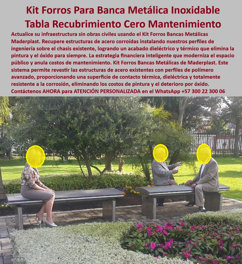 Forros Bancas Metálicas Renovación Mobiliario Urbano Concreto Maderplast Kit de Forros para Bancas Metálicas y Revestimiento Atérmico Inoxidable Maderplast Ingeniería de Revitalización Urbana: Visualice la recuperación inmediata y definitiva de su infraestructura pública o privada: convierta esqueletos metálicos oxidados, que antes eran intocables por estar hirviendo al sol o helados en invierno, en mobiliario premium y funcional gracias al Kit de Forros para Bancas Metálicas Maderplast. Este sistema de tablas de ingeniería se instala quirúrgicamente sobre el chasis de acero existente, creando una barrera dieléctrica y térmica que rompe el puente de temperatura, garantizando que la superficie nunca queme la piel del usuario ni se congele, ofreciendo un confort total. Su acabado en negro o gris tipo madera no solo moderniza el paisaje urbano al instante, sino que elimina el óxido visible y la necesidad de pintura anticorrosiva para siempre. Es la estrategia financiera definitiva para parques, zonas empresariales y malecones que desean extender la vida útil de sus activos metálicos por más de 20 años sin incurrir en costos operativos de mantenimiento. Los gerentes de facilidades y urbanistas se enfrentan constantemente al desafío de cómo renovar bancas de metal viejas para que no quemen la piel con el sol, buscando soluciones que no impliquen el desperdicio de la estructura base. La respuesta técnica es la instalación del Kit de Forros Maderplast, que cubre la estructura metálica con perfiles atérmicos que se mantienen frescos al tacto. Cuando la necesidad es encontrar tablas de plástico para reemplazar madera podrida en bancas de hierro, nuestros perfiles de renovación se destacan como la opción técnica superior, pues son imputrescibles, no requieren barniz y se adaptan a cualquier diseño existente. Además, ante la pregunta de qué material usar para recuperar mobiliario urbano oxidado sin comprar nuevo, Maderplast responde con listones de ingeniería que aíslan el óxido y ofrecen una nueva superficie de asiento garantizada por décadas, transformando un pasivo deteriorado en un activo renovado. Desde una perspectiva de eficiencia presupuestal, el análisis de costos entre la restauración de bancas metálicas y la compra de mobiliario nuevo es contundente. Maderplast ofrece un ahorro del 60% al reutilizar la estructura metálica base, eliminando los costos de fabricación, transporte e instalación de bancas nuevas, con una durabilidad superior. Somos la solución ideal de mobiliario urbano para climas cálidos que evitan el sobrecalentamiento, gracias a la baja conductividad térmica de nuestros perfiles. En licitaciones públicas, especificar kits de renovación Maderplast fabricados con materiales recuperados suma puntos ecológicos y reduce la huella de carbono al evitar el desguace prematuro de estructuras metálicas, alineándose con las metas de sostenibilidad municipal. En Maderplast, activamos los disparadores de compra necesarios para su proyecto: solicite cotización inmediata, personalización de perfiles para adaptarse a la ergonomía de su mobiliario actual, planos de montaje, renders de visualización del "antes y después", y producción en serie. Como fabricantes colombianos, convertimos sus necesidades en realidades tangibles bajo el lema de que "en plástico le hacemos hasta el ala de un avión". Ofrecemos Forros Bancas Metálicas Renovación Mobiliario Urbano Concreto Maderplast, Sistema forro bancas acero modernización urbana y Revestimiento bancas metálicas bajo mantenimiento urbano. Ya sea que busque perfiles para arreglar bancas metálicas, tablas plásticas que no se calientan o una solución para asientos que queman al sol, nuestra tecnología garantiza la restauración de parques sin obra civil y la recuperación de activos fijos municipales con material dieléctrico y resistente a la corrosión. EL TESTIMONIO PROFESIONAL DE CASO DE ÉXITO: "salvados de las quejas por quemaduras y óxido", confirma el arquitecto ricardo méndez, gerente de facilidades del complejo corporativo business center norte, quien relata cómo recuperaron sus zonas de descanso: "nuestras bancas metálicas de diseño eran intocables; a mediodía el metal estaba hirviendo y el riego oxidar las patas, manchando la ropa de los ejecutivos. Estábamos a punto de gastar una fortuna reemplazándolas por concreto. Al encontrar el kit de forros para bancas metálicas maderplast, la solución fue perfecta. instalamos los perfiles negros sobre la estructura original y el cambio fue inmediato: el metal caliente quedó cubierto por una superficie agradable al tacto y el óxido oculto. las zonas ahora están llenas. ahorro estimado: 70% comparado con comprar nuevo. maderplast nos dio una solución libre de mantenimiento de por vida." Para efectuar el Soporte técnico y eliminar cualquier duda con Garantía 5 años cualquier temor al firmar la orden de compra, es fundamental abordar la seguridad y la responsabilidad civil. Ingeniero, al especificar la Tabla recubrimiento banca metal Forros Bancas Maderplast, usted está blindando su gestión. No está ocultando un problema estético; está resolviendo una falla funcional (temperatura y corrosión). Al aislar la superficie de contacto, elimina el riesgo de demandas por quemaduras térmicas o lesiones con bordes oxidados. Usted está extendiendo la vida útil de un activo público que de otro modo sería chatarra. Maderplast le entrega fichas técnicas de resistencia térmica, toxicidad y durabilidad UV. Usted adquiere la tranquilidad de saber que la intervención es definitiva, segura para el usuario y rentable para la administración, modernizando el espacio público sin obras civiles complejas. Asegure la recuperación inteligente de su infraestructura metálica con la única solución que combina ingeniería, confort y durabilidad extrema. Contáctenos AHORA para recibir ATENCIÓN PERSONALIZADA, planes y cotización en el WhatsApp +57 300 22 300 06. 0 Sistema forro bancas acero modernización urbana, Revestimiento bancas metálicas bajo mantenimiento urbano, Tabla recubrimiento banca metal Forros Bancas Forros Bancas Metálicas Renovación Mobiliario Urbano Concreto Maderplast 0 Sistema forro bancas acero modernización urbana Revestimiento bancas metálicas bajo mantenimiento urbano Tabla recubrimiento banca metal Forros Bancas Kit de Forros para Bancas Metálicas y Revestimiento Atérmico Inoxidable Maderplast Ingeniería de Revitalización Urbana: Visualice la recuperación inmediata y definitiva de su infraestructura pública o privada: convierta esqueletos metálicos oxidados, que antes eran intocables por estar hirviendo al sol o helados en invierno, en mobiliario premium y funcional gracias al Kit de Forros para Bancas Metálicas Maderplast. Este sistema de tablas de ingeniería se instala quirúrgicamente sobre el chasis de acero existente, creando una barrera dieléctrica y térmica que rompe el puente de temperatura, garantizando que la superficie nunca queme la piel del usuario ni se congele, ofreciendo un confort total. Su acabado en negro o gris tipo madera no solo moderniza el paisaje urbano al instante, sino que elimina el óxido visible y la necesidad de pintura anticorrosiva para siempre. Es la estrategia financiera definitiva para parques, zonas empresariales y malecones que desean extender la vida útil de sus activos metálicos por más de 20 años sin incurrir en costos operativos de mantenimiento. Los gerentes de facilidades y urbanistas se enfrentan constantemente al desafío de cómo renovar bancas de metal viejas para que no quemen la piel con el sol, buscando soluciones que no impliquen el desperdicio de la estructura base. La respuesta técnica es la instalación del Kit de Forros Maderplast, que cubre la estructura metálica con perfiles atérmicos que se mantienen frescos al tacto. Cuando la necesidad es encontrar tablas de plástico para reemplazar madera podrida en bancas de hierro, nuestros perfiles de renovación se destacan como la opción técnica superior, pues son imputrescibles, no requieren barniz y se adaptan a cualquier diseño existente. Además, ante la pregunta de qué material usar para recuperar mobiliario urbano oxidado sin comprar nuevo, Maderplast responde con listones de ingeniería que aíslan el óxido y ofrecen una nueva superficie de asiento garantizada por décadas, transformando un pasivo deteriorado en un activo renovado. Desde una perspectiva de eficiencia presupuestal, el análisis de costos entre la restauración de bancas metálicas y la compra de mobiliario nuevo es contundente. Maderplast ofrece un ahorro del 60% al reutilizar la estructura metálica base, eliminando los costos de fabricación, transporte e instalación de bancas nuevas, con una durabilidad superior. Somos la solución ideal de mobiliario urbano para climas cálidos que evitan el sobrecalentamiento, gracias a la baja conductividad térmica de nuestros perfiles. En licitaciones públicas, especificar kits de renovación Maderplast fabricados con materiales recuperados suma puntos ecológicos y reduce la huella de carbono al evitar el desguace prematuro de estructuras metálicas, alineándose con las metas de sostenibilidad municipal. En Maderplast, activamos los disparadores de compra necesarios para su proyecto: solicite cotización inmediata, personalización de perfiles para adaptarse a la ergonomía de su mobiliario actual, planos de montaje, renders de visualización del "antes y después", y producción en serie. Como fabricantes colombianos, convertimos sus necesidades en realidades tangibles bajo el lema de que "en plástico le hacemos hasta el ala de un avión". Ofrecemos Forros Bancas Metálicas Renovación Mobiliario Urbano Concreto Maderplast, Sistema forro bancas acero modernización urbana y Revestimiento bancas metálicas bajo mantenimiento urbano. Ya sea que busque perfiles para arreglar bancas metálicas, tablas plásticas que no se calientan o una solución para asientos que queman al sol, nuestra tecnología garantiza la restauración de parques sin obra civil y la recuperación de activos fijos municipales con material dieléctrico y resistente a la corrosión. EL TESTIMONIO PROFESIONAL DE CASO DE ÉXITO: "salvados de las quejas por quemaduras y óxido", confirma el arquitecto ricardo méndez, gerente de facilidades del complejo corporativo business center norte, quien relata cómo recuperaron sus zonas de descanso: "nuestras bancas metálicas de diseño eran intocables; a mediodía el metal estaba hirviendo y el riego oxidar las patas, manchando la ropa de los ejecutivos. Estábamos a punto de gastar una fortuna reemplazándolas por concreto. Al encontrar el kit de forros para bancas metálicas maderplast, la solución fue perfecta. instalamos los perfiles negros sobre la estructura original y el cambio fue inmediato: el metal caliente quedó cubierto por una superficie agradable al tacto y el óxido oculto. las zonas ahora están llenas. ahorro estimado: 70% comparado con comprar nuevo. maderplast nos dio una solución libre de mantenimiento de por vida." Para efectuar el Soporte técnico y eliminar cualquier duda con Garantía 5 años cualquier temor al firmar la orden de compra, es fundamental abordar la seguridad y la responsabilidad civil. Ingeniero, al especificar la Tabla recubrimiento banca metal Forros Bancas Maderplast, usted está blindando su gestión. No está ocultando un problema estético; está resolviendo una falla funcional (temperatura y corrosión). Al aislar la superficie de contacto, elimina el riesgo de demandas por quemaduras térmicas o lesiones con bordes oxidados. Usted está extendiendo la vida útil de un activo público que de otro modo sería chatarra. Maderplast le entrega fichas técnicas de resistencia térmica, toxicidad y durabilidad UV. Usted adquiere la tranquilidad de saber que la intervención es definitiva, segura para el usuario y rentable para la administración, modernizando el espacio público sin obras civiles complejas. Asegure la recuperación inteligente de su infraestructura metálica con la única solución que combina ingeniería, confort y durabilidad extrema. Contáctenos AHORA para recibir ATENCIÓN PERSONALIZADA, planes y cotización en el WhatsApp +57 300 22 300 06.