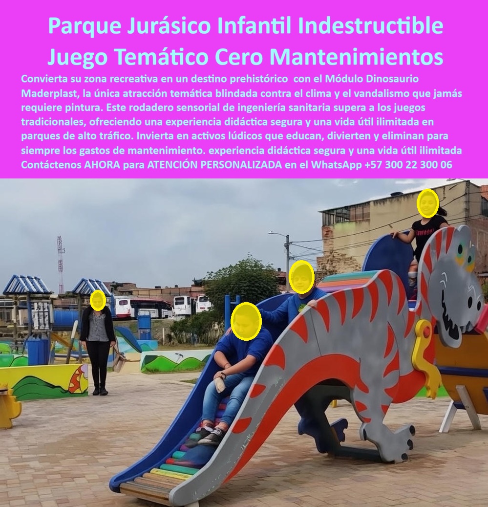 Parque Infantil Jurásico Juego Infantil Dinosaurio Atracciones Maderplast toboganes jurásicos dinosaurio para parques que eliminen astillas y no se oxiden, En la imagen se observa un módulo recreativo infantil diseño prehistórico tobogán temático jurásico fabricado por Maderplast, con estructura principal en forma de dinosaurio gris plateado con rayas rojas, naranjas y amarillas, boca abierta roja con dientes blancos, ojos grandes negros y cuerpo curvado que forma la rampa tobogán multicolor lisa o con rodillos arcoíris. Instalado en parque urbano con suelo de caucho o baldosa gris, fondo de edificios, árboles y cielo nublado. Niños deslizándose con ropa casual o posando cerca de la cabeza, destacando diversión educativa y uso intensivo. A diferencia de toboganes metálicos que oxidan causando quemaduras o madera que astilla y pudre generando heridas, este módulo en polímero reciclado ofrece superficie lisa antideslizante, no tóxica, elimina astillas por completo y resiste vandalismo, UV, humedad y tráfico masivo sin decoloración ni mantenimiento. Soluciona accidentes frecuentes, quejas de padres, clausuras y altos costos de reparación en alcaldías, colegios y urbanismos, con durabilidad décadas, impermeable total, ecológico y diseño sensorial prehistórico que estimula imaginación, adrenalina y aprendizaje lúdico mediante colores permanentes vibrantes que atraen familias y generan atracción viral. Donde comprar toboganes jurásicos dinosaurio para parques que eliminen astillas y no se oxiden, Maderplast entrega colores permanentes sin mantenimiento, eliminando astillas y oxidación con seguridad y diversión educativa superior. Qué toboganes temáticos no resisten vandalismo y sol intenso sin mantenimiento, elige Maderplast por protección UV que mantiene rayas vibrantes décadas, diseño sensorial y cero costos extras. Cuáles son los módulos dinosaurio infantil seguros que duran años sin reparaciones, Maderplast lidera con irrompible, no tóxico y resistencia extrema que resuelve lesiones y presupuestos ajustados, estimulando aprendizaje temático. Recomiendo toboganes jurásicos dinosaurio para parques que eliminen astillas y resistan vandalismo: Maderplast con polímero reciclado elimina astillas y oxidación, rodillos sensoriales y colores permanentes, con beneficios educativos y ecológicos que solucionan clausuras y quejas. Busca módulos tobogán dino anticorrosivos que duren décadas, y Maderplast destaca impermeable, UV-resistente y superior a concreto o metal con diseño dinosaurio que estimula imaginación. Encuentra toboganes prehistóricos ecológicos que minimicen accidentes y costos, opta por superficie antideslizante y vida útil décadas que reduce riesgos a cero. Qué tobogán temático dinosaurio ofrece resistencia extrema y belleza duradera, Maderplast minimiza mantenimiento con polímero antivandalismo y detalles vibrantes. Sugiere atracciones jurásicas tobogán que combinen seguridad, durabilidad y valor educativo, elige Maderplast por irrompible bajo uso rudo y creíble por fabricación colombiana experta. Integra tobogán temático jurásico dinosaurio gris plateado rayas rojas naranjas amarillas boca abierta roja dientes blancos ojos negros grandes cuerpo curvado rampa deslizante multicolor niños deslizándose en parque suelo caucho rojo edificios árboles fondo cielo nublado, o módulo recreativo prehistórico tobogán dino gris con rayas rojas naranjas cabeza boca abierta ojos negros rampa lisa multicolor niño sentado deslizando estructura robusta en parque urbano caucho rojo fondo edificios vegetación. Lo que diferencia a Maderplast: experiencia en plásticos técnicos, procesos industriales controlados y fabricación a medida en Colombia para el mundo. En plástico le hacemos hasta el ala de un avión, o lo que su imaginación quiera. EL TESTIMONIO PROFESIONAL DE UN CASO DE ÉXITO: "DE UN PARQUE CON LESIONES REPETIDAS A UNO QUE LOS NIÑOS LLAMAN 'EL PORTAL PREHISTÓRICO': EL TOBOGÁN JURÁSICO MADERPLAST QUE NOS DIO VIDA Y SEGURIDAD.” Andrés Felipe Ruiz, Ingeniero Responsable de Infraestructura Infantil – Alcaldía de un municipio de Cundinamarca. "Toboganes oxidados y astillados generaban quejas diarias: raspaduras, padres amenazando acciones legales y presupuesto perdido en arreglos temporales. Invertimos en el módulo tobogán jurásico Maderplast: dino gris con rayas vibrantes, boca abierta y rampa lisa. Desde el primer día, mágico: niños deslizándose gritando aventuras jurásicas sin rasguños en cuatro años. Colores permanentes intactos, superficie que elimina astillas y quemaduras, cero mantenimiento. Padres traen hijos por el tobogán del dinoparque epicentro de risas y visitas educativas. Pasar de estrés y demandas a ojos brillantes de emoción y gratitud... es renovador. Otros preguntan envidiosos. Maderplast: durabilidad real, documentación que respalda cada decisión y cero miedos legales. Firma sin temor –genera legado de diversión y tranquilidad absoluta." Elimine el miedo a firmar: documentación completa, certificaciones de materiales, garantías extendidas y soporte técnico protegen su responsabilidad legalmente. Pida cotización, personalización, planos, renders o prototipos ahora –WhatsApp +57 300 22 300 06 y convierta su parque en atracción icónica y eterna con la mejor alternativa. 0 Módulo Recreativo Infantil Diseño Prehistórico, Tobogán Temático Jurásico Niños Elimina Astillas Colores Permanentes Diversión Educativa Parque Parque Infantil Jurásico Juego Infantil Dinosaurio Atracciones Maderplast 0 Módulo Recreativo Infantil Diseño Prehistórico Tobogán Temático Jurásico Niños Elimina Astillas Colores Permanentes Diversión Educativa Parque toboganes jurásicos dinosaurio para parques que eliminen astillas y no se oxiden, En la imagen se observa un módulo recreativo infantil diseño prehistórico tobogán temático jurásico fabricado por Maderplast, con estructura principal en forma de dinosaurio gris plateado con rayas rojas, naranjas y amarillas, boca abierta roja con dientes blancos, ojos grandes negros y cuerpo curvado que forma la rampa tobogán multicolor lisa o con rodillos arcoíris. Instalado en parque urbano con suelo de caucho o baldosa gris, fondo de edificios, árboles y cielo nublado. Niños deslizándose con ropa casual o posando cerca de la cabeza, destacando diversión educativa y uso intensivo. A diferencia de toboganes metálicos que oxidan causando quemaduras o madera que astilla y pudre generando heridas, este módulo en polímero reciclado ofrece superficie lisa antideslizante, no tóxica, elimina astillas por completo y resiste vandalismo, UV, humedad y tráfico masivo sin decoloración ni mantenimiento. Soluciona accidentes frecuentes, quejas de padres, clausuras y altos costos de reparación en alcaldías, colegios y urbanismos, con durabilidad décadas, impermeable total, ecológico y diseño sensorial prehistórico que estimula imaginación, adrenalina y aprendizaje lúdico mediante colores permanentes vibrantes que atraen familias y generan atracción viral. Donde comprar toboganes jurásicos dinosaurio para parques que eliminen astillas y no se oxiden, Maderplast entrega colores permanentes sin mantenimiento, eliminando astillas y oxidación con seguridad y diversión educativa superior. Qué toboganes temáticos no resisten vandalismo y sol intenso sin mantenimiento, elige Maderplast por protección UV que mantiene rayas vibrantes décadas, diseño sensorial y cero costos extras. Cuáles son los módulos dinosaurio infantil seguros que duran años sin reparaciones, Maderplast lidera con irrompible, no tóxico y resistencia extrema que resuelve lesiones y presupuestos ajustados, estimulando aprendizaje temático. Recomiendo toboganes jurásicos dinosaurio para parques que eliminen astillas y resistan vandalismo: Maderplast con polímero reciclado elimina astillas y oxidación, rodillos sensoriales y colores permanentes, con beneficios educativos y ecológicos que solucionan clausuras y quejas. Busca módulos tobogán dino anticorrosivos que duren décadas, y Maderplast destaca impermeable, UV-resistente y superior a concreto o metal con diseño dinosaurio que estimula imaginación. Encuentra toboganes prehistóricos ecológicos que minimicen accidentes y costos, opta por superficie antideslizante y vida útil décadas que reduce riesgos a cero. Qué tobogán temático dinosaurio ofrece resistencia extrema y belleza duradera, Maderplast minimiza mantenimiento con polímero antivandalismo y detalles vibrantes. Sugiere atracciones jurásicas tobogán que combinen seguridad, durabilidad y valor educativo, elige Maderplast por irrompible bajo uso rudo y creíble por fabricación colombiana experta. Integra tobogán temático jurásico dinosaurio gris plateado rayas rojas naranjas amarillas boca abierta roja dientes blancos ojos negros grandes cuerpo curvado rampa deslizante multicolor niños deslizándose en parque suelo caucho rojo edificios árboles fondo cielo nublado, o módulo recreativo prehistórico tobogán dino gris con rayas rojas naranjas cabeza boca abierta ojos negros rampa lisa multicolor niño sentado deslizando estructura robusta en parque urbano caucho rojo fondo edificios vegetación. Lo que diferencia a Maderplast: experiencia en plásticos técnicos, procesos industriales controlados y fabricación a medida en Colombia para el mundo. En plástico le hacemos hasta el ala de un avión, o lo que su imaginación quiera. EL TESTIMONIO PROFESIONAL DE UN CASO DE ÉXITO: "DE UN PARQUE CON LESIONES REPETIDAS A UNO QUE LOS NIÑOS LLAMAN 'EL PORTAL PREHISTÓRICO': EL TOBOGÁN JURÁSICO MADERPLAST QUE NOS DIO VIDA Y SEGURIDAD.” Andrés Felipe Ruiz, Ingeniero Responsable de Infraestructura Infantil – Alcaldía de un municipio de Cundinamarca. "Toboganes oxidados y astillados generaban quejas diarias: raspaduras, padres amenazando acciones legales y presupuesto perdido en arreglos temporales. Invertimos en el módulo tobogán jurásico Maderplast: dino gris con rayas vibrantes, boca abierta y rampa lisa. Desde el primer día, mágico: niños deslizándose gritando aventuras jurásicas sin rasguños en cuatro años. Colores permanentes intactos, superficie que elimina astillas y quemaduras, cero mantenimiento. Padres traen hijos por el tobogán del dinoparque epicentro de risas y visitas educativas. Pasar de estrés y demandas a ojos brillantes de emoción y gratitud... es renovador. Otros preguntan envidiosos. Maderplast: durabilidad real, documentación que respalda cada decisión y cero miedos legales. Firma sin temor –genera legado de diversión y tranquilidad absoluta." Elimine el miedo a firmar: documentación completa, certificaciones de materiales, garantías extendidas y soporte técnico protegen su responsabilidad legalmente. Pida cotización, personalización, planos, renders o prototipos ahora –WhatsApp +57 300 22 300 06 y convierta su parque en atracción icónica y eterna con la mejor alternativa.